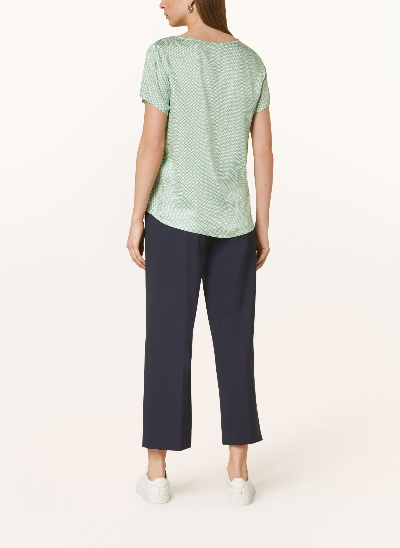 CARTOON Shirt blouse, Color: GREEN/ CREAM (Image 3)