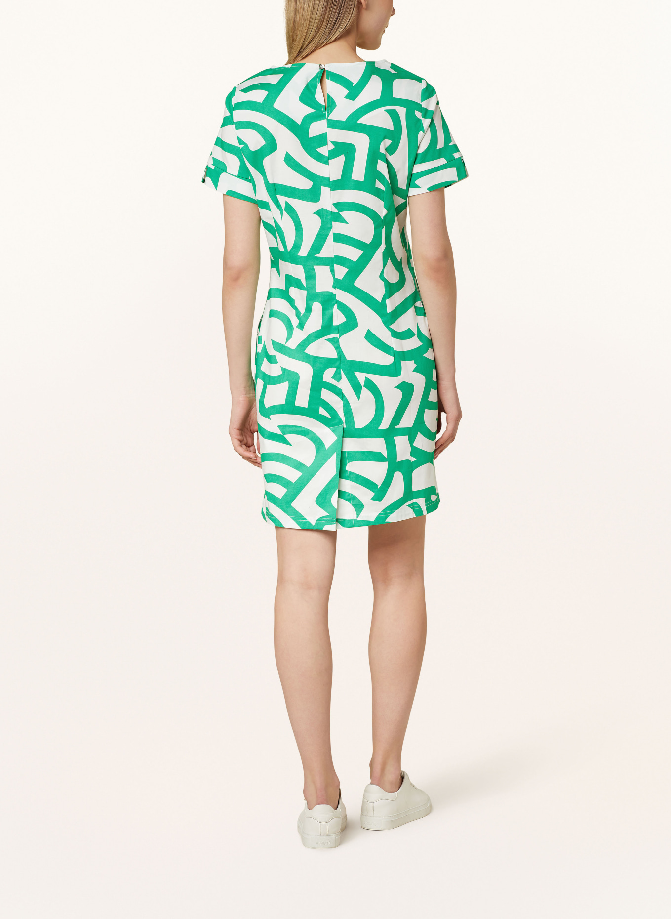 CARTOON Dress, Color: GREEN/ WHITE (Image 3)