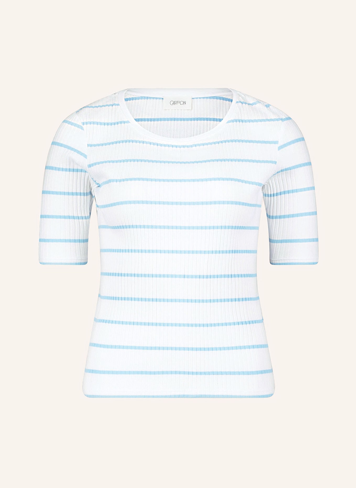 CARTOON Knit shirt, Color: WHITE (Image 1)
