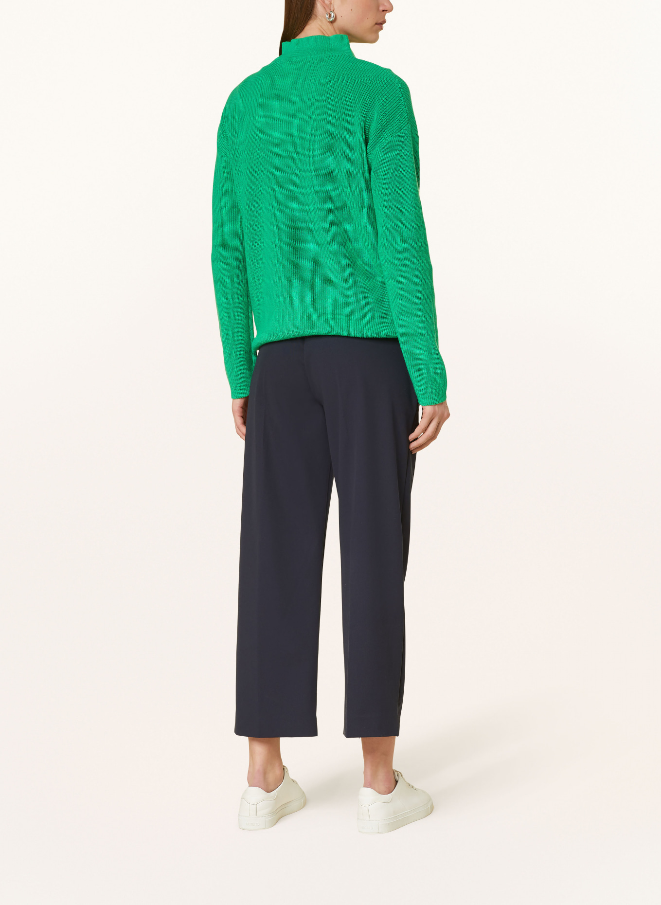 CARTOON Half-zip sweater, Color: GREEN (Image 3)