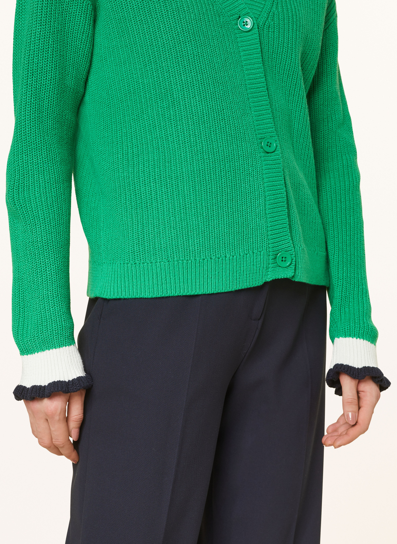 CARTOON Cardigan, Color: GREEN (Image 4)