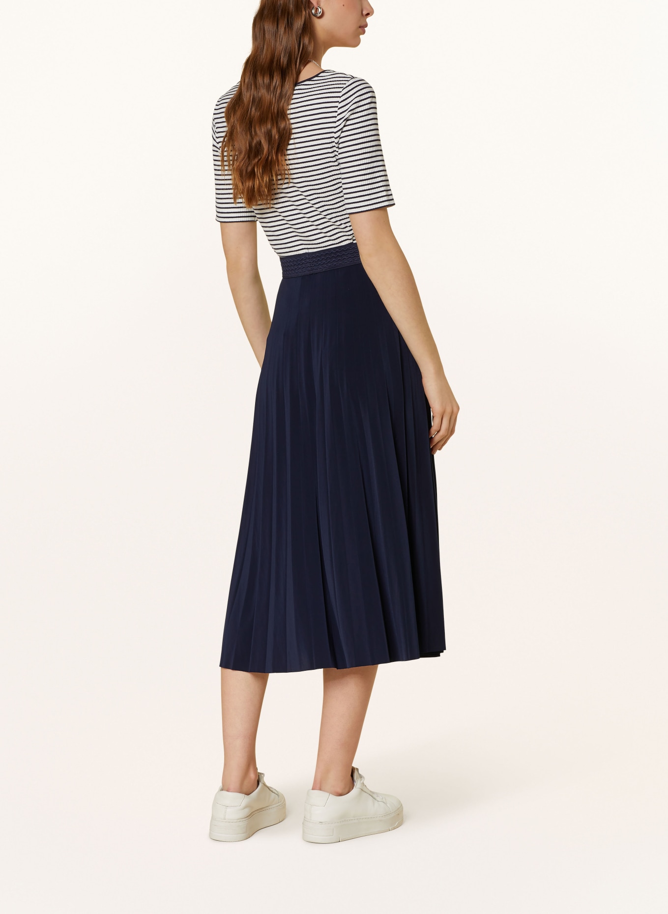 CARTOON Pleated skirt made of jersey, Color: DARK BLUE (Image 3)