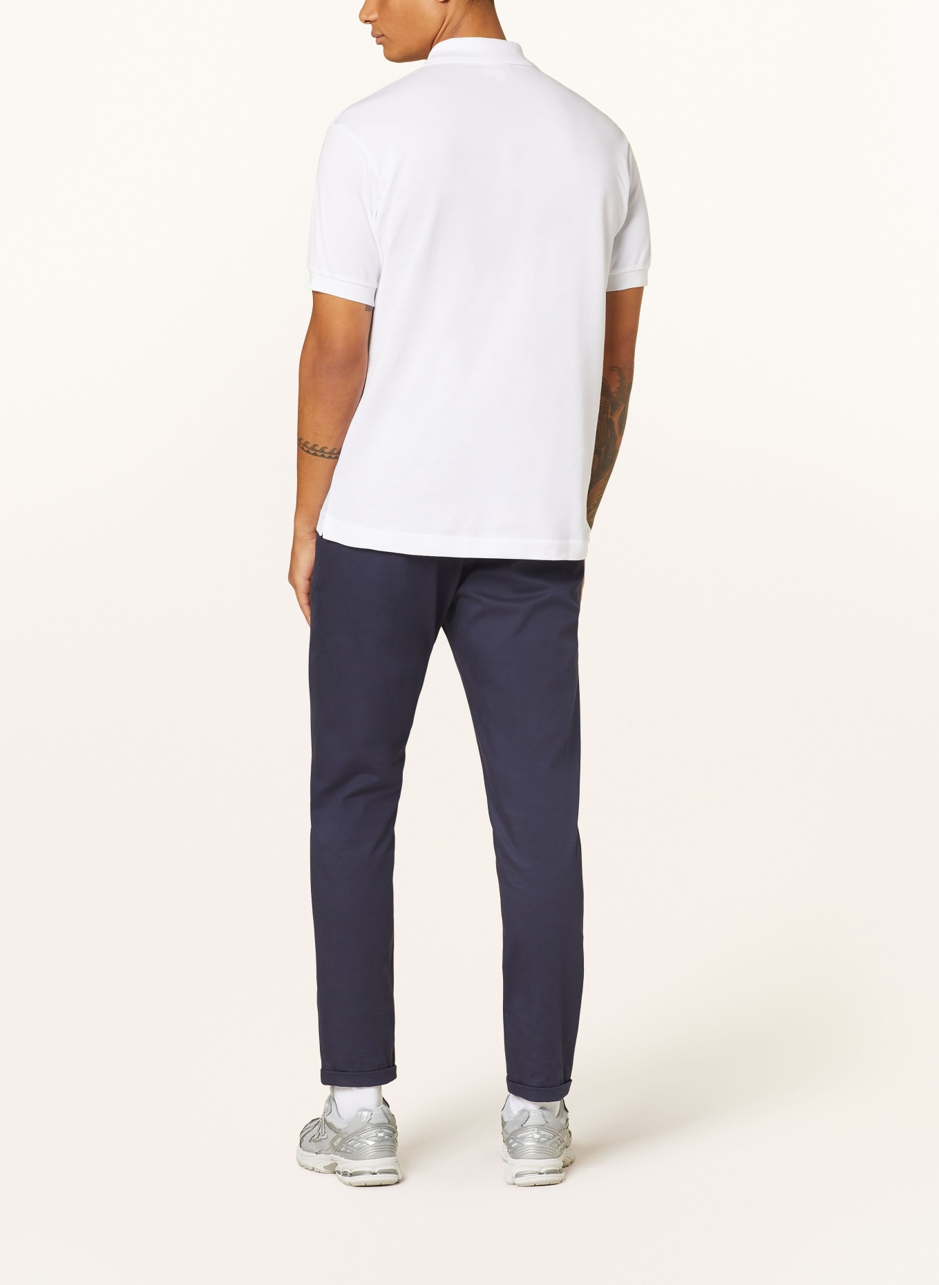 LACOSTE Piqué-Poloshirt Classic Fit, Farbe: WEISS (Bild 3)