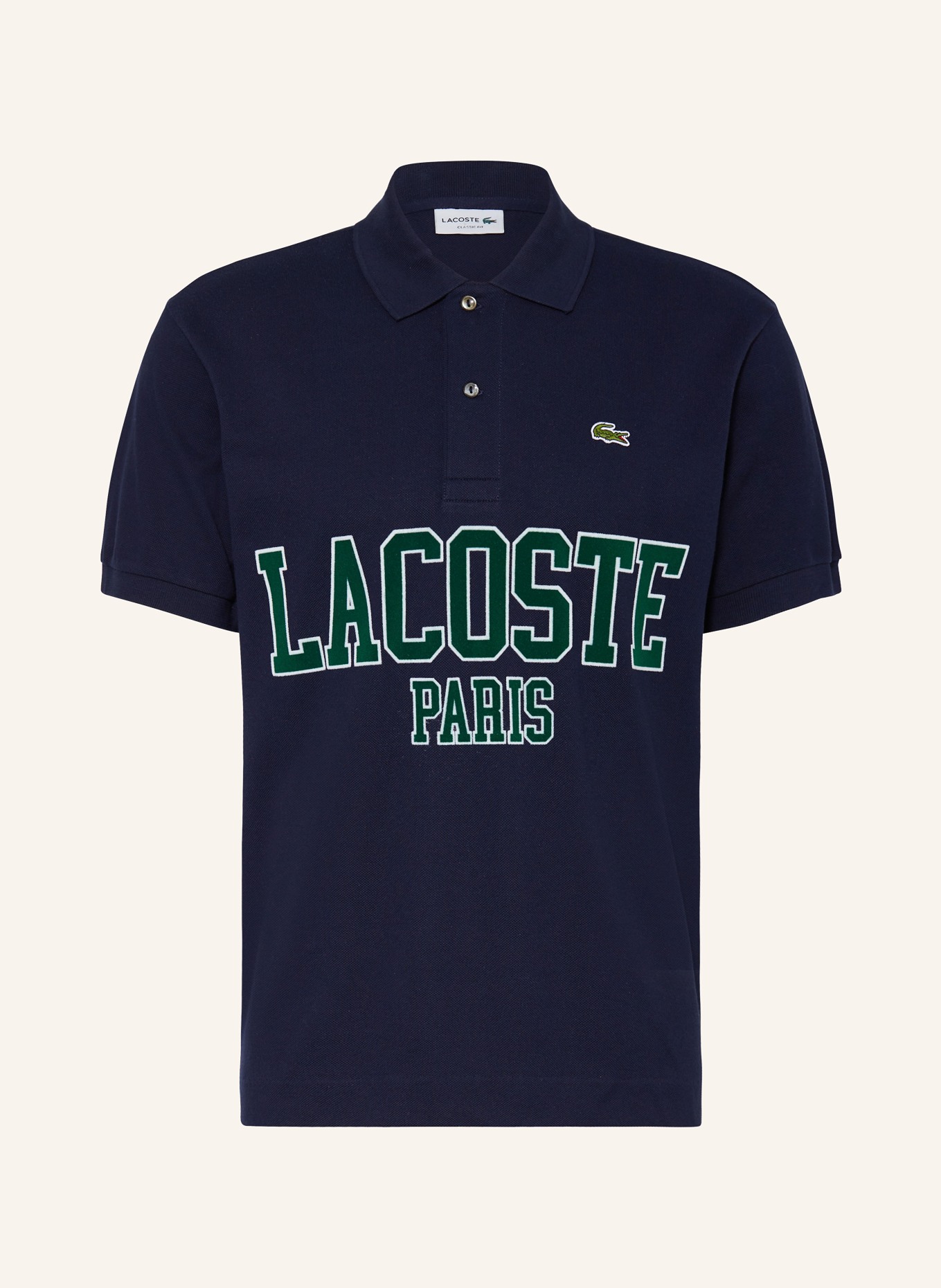 LACOSTE Piqué-Poloshirt Classic Fit, Farbe: DUNKELBLAU (Bild 1)