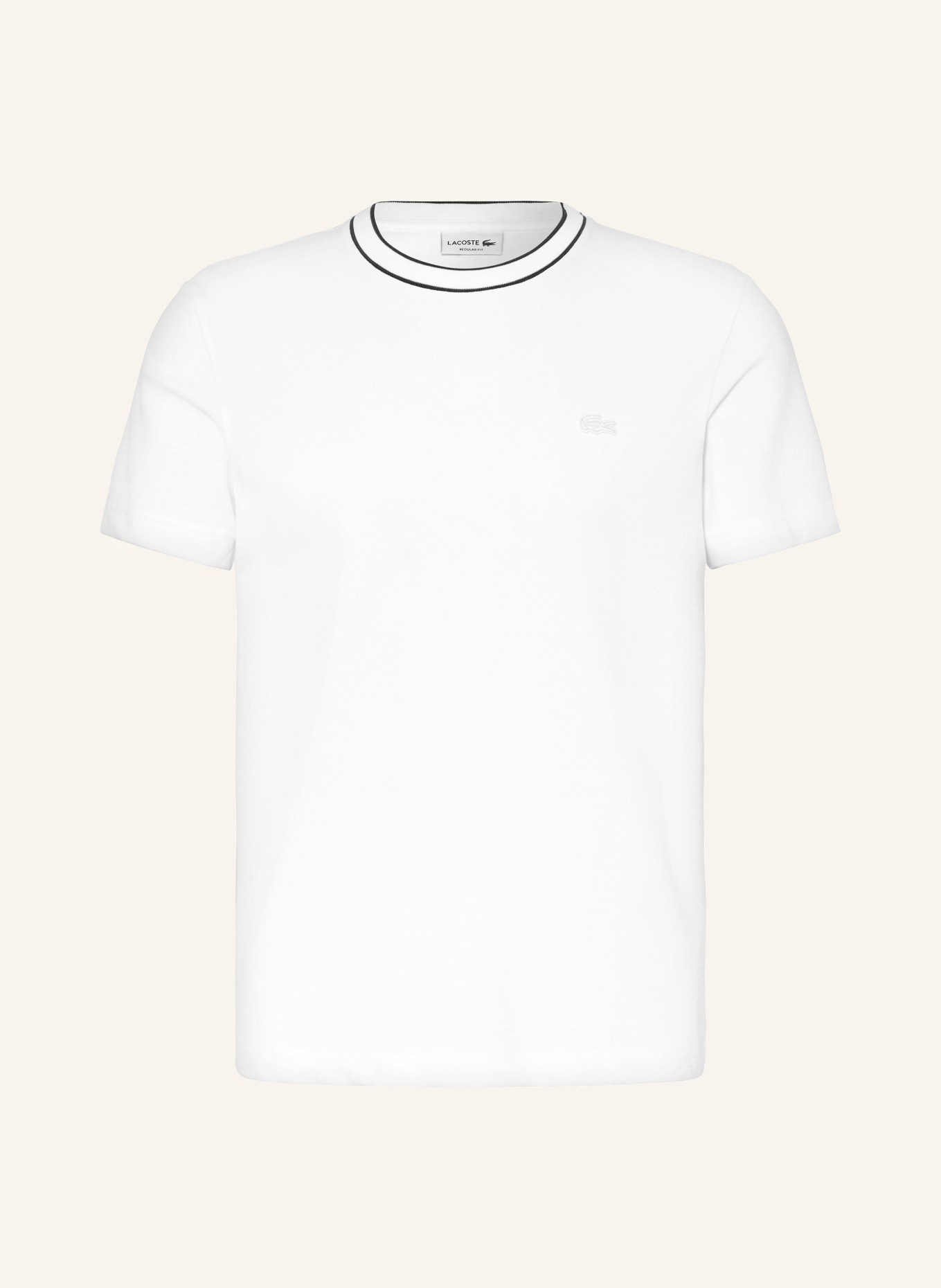 LACOSTE T-Shirt aus Piqué, Farbe: WEISS (Bild 1)