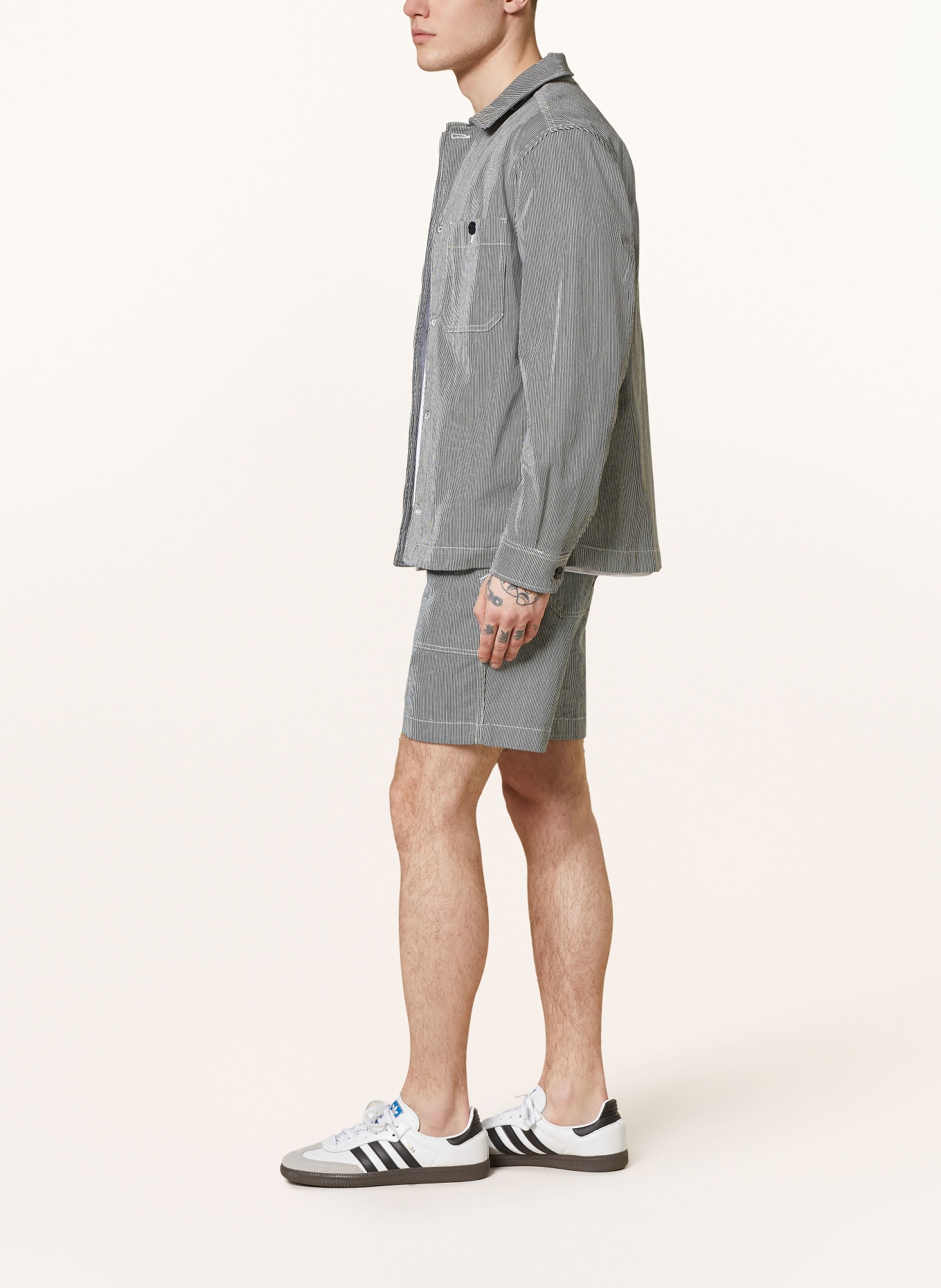 WOOLRICH Shorts, Color: DARK BLUE/ WHITE (Image 4)