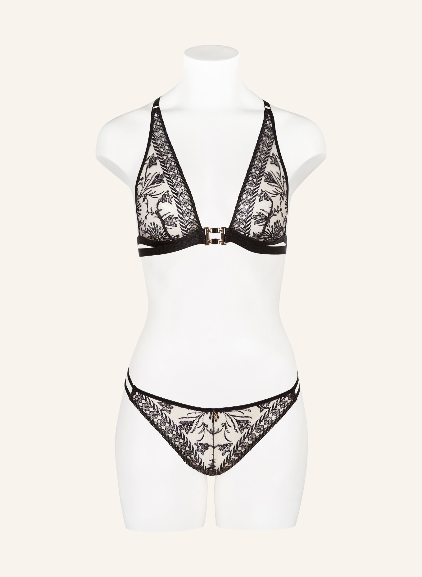 Aubade Triangle bra MAGNETIC SPELL, Color: BLACK (Image 2)