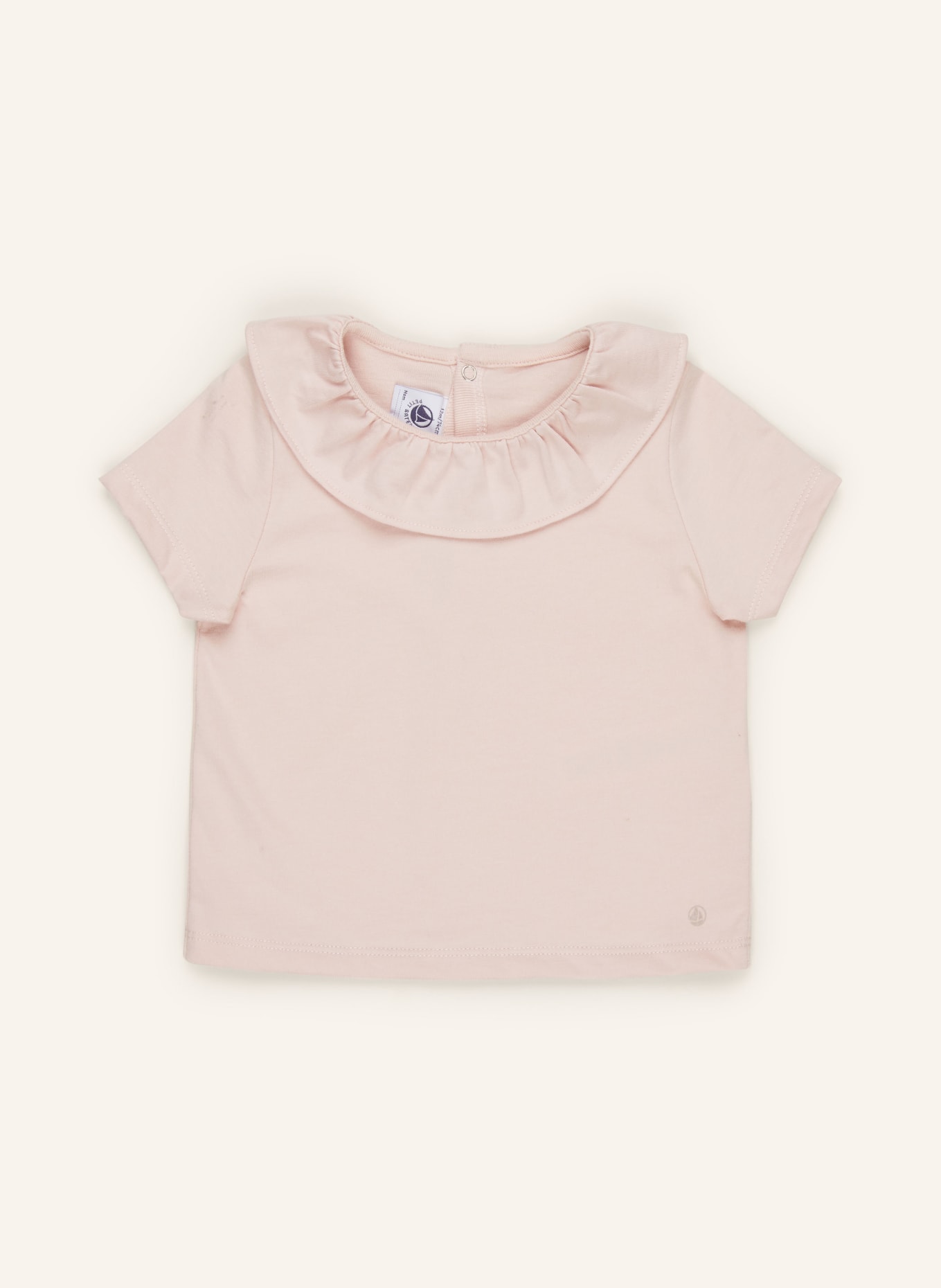 PETIT BATEAU T-Shirt mit Rüschen, Farbe: NUDE (Bild 1)