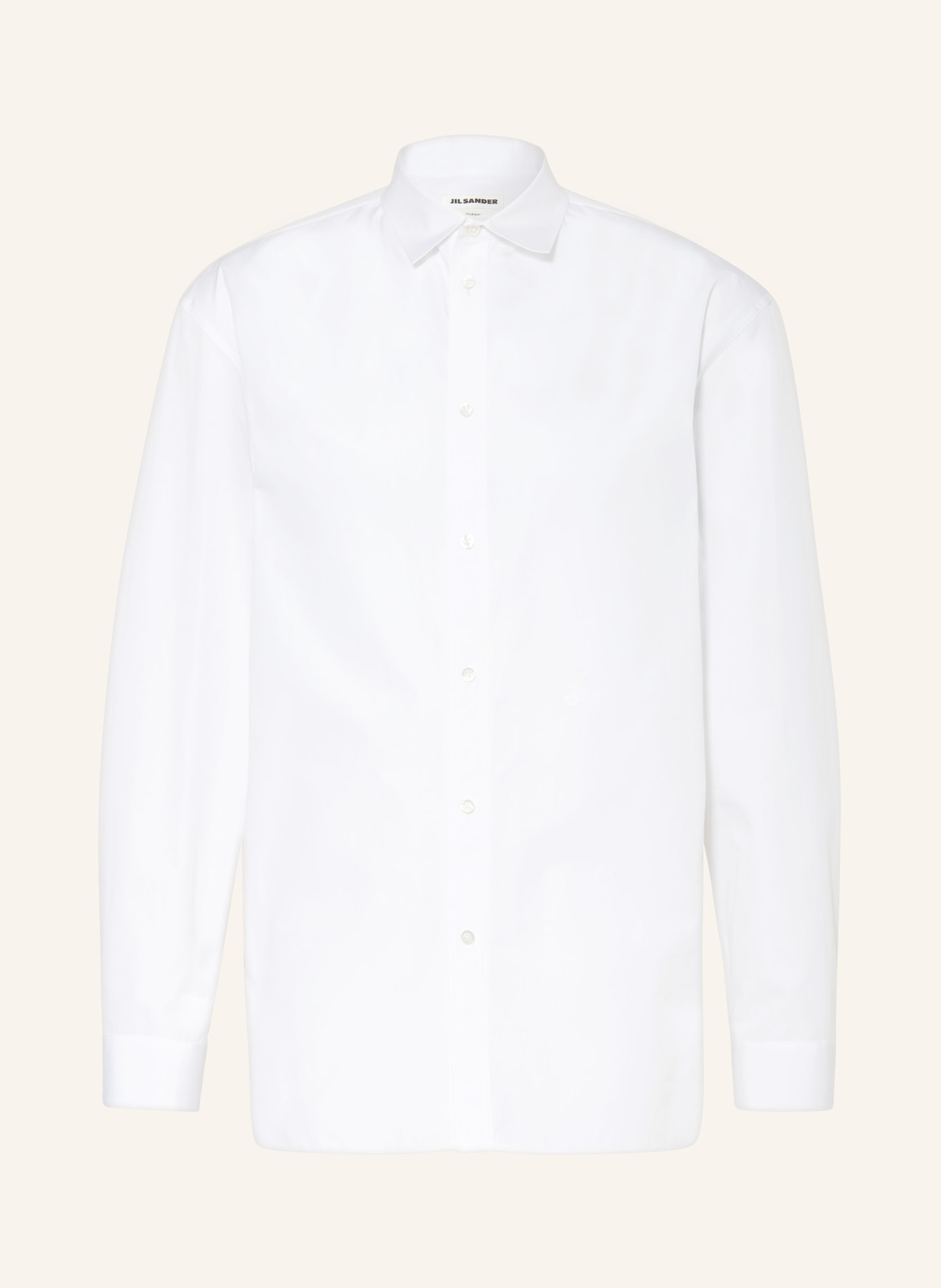 JIL SANDER Shirt THURSDAY comfort fit, Color: WHITE (Image 1)