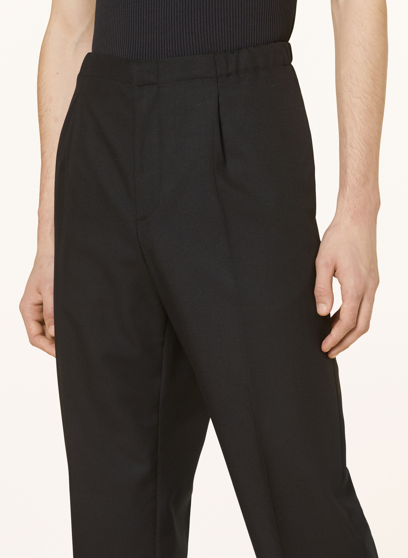 FENDI Trousers regular fit, Color: BLACK (Image 5)