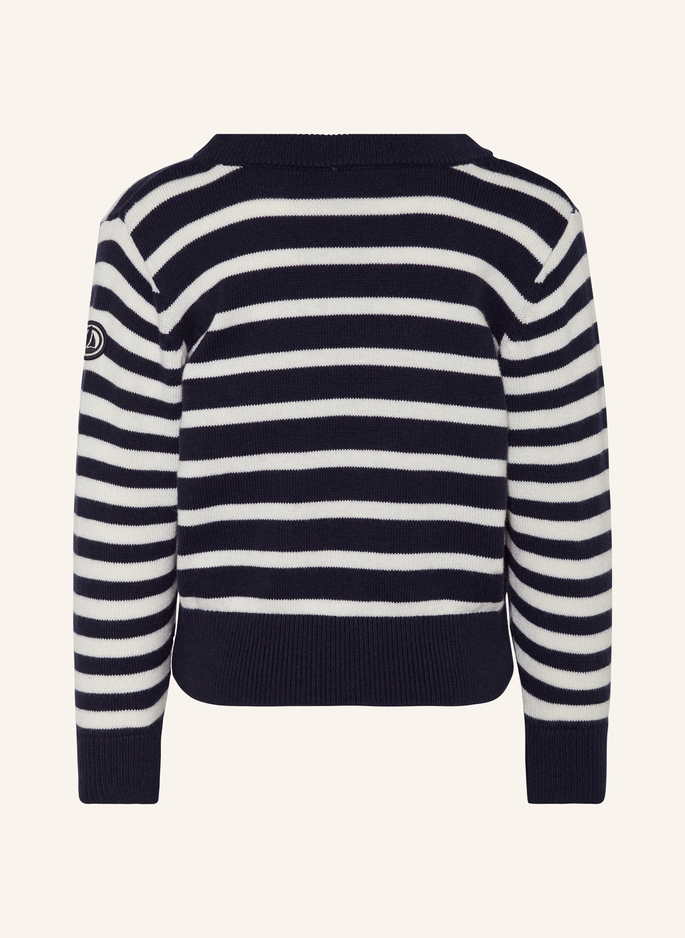 PETIT BATEAU Pullover MARCO, Farbe: DUNKELBLAU/ ECRU (Bild 2)