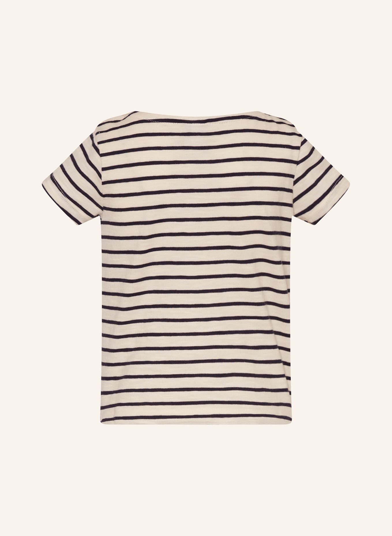 PETIT BATEAU T-Shirt MADONNA, Farbe: ECRU/ DUNKELBLAU (Bild 2)