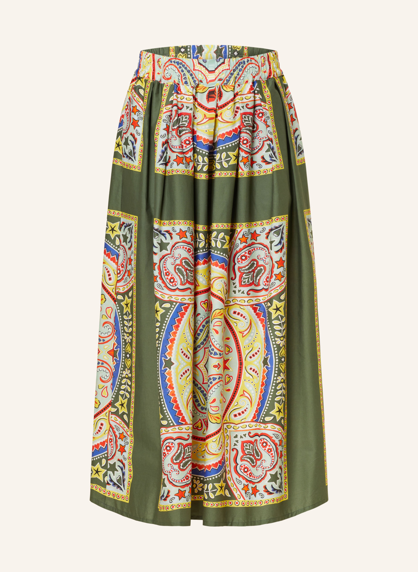 lilienfels Skirt, Color: OLIVE/ MINT/ YELLOW (Image 1)