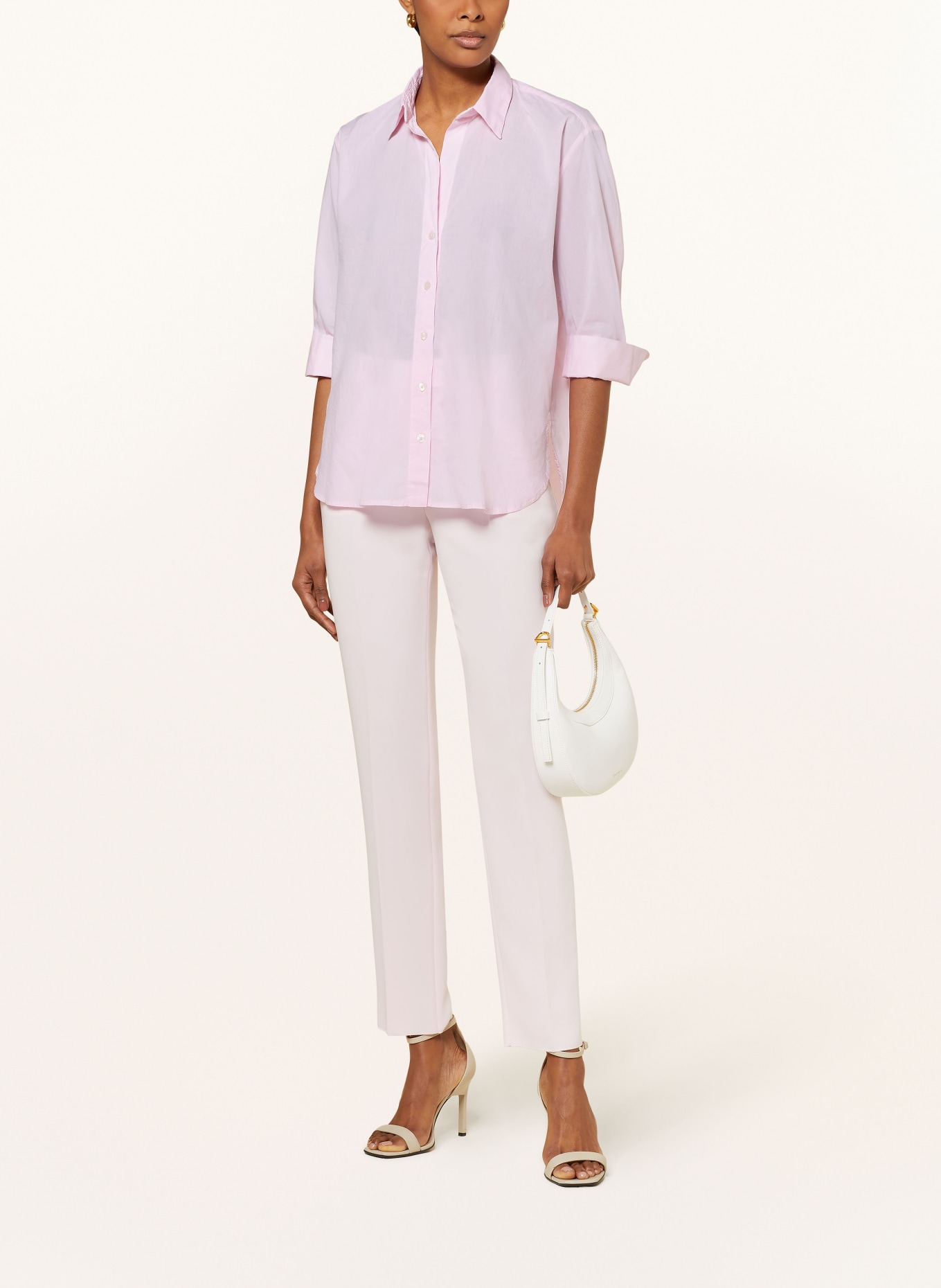 lilienfels Shirt blouse with 3/4 sleeves, Color: LIGHT PINK (Image 2)