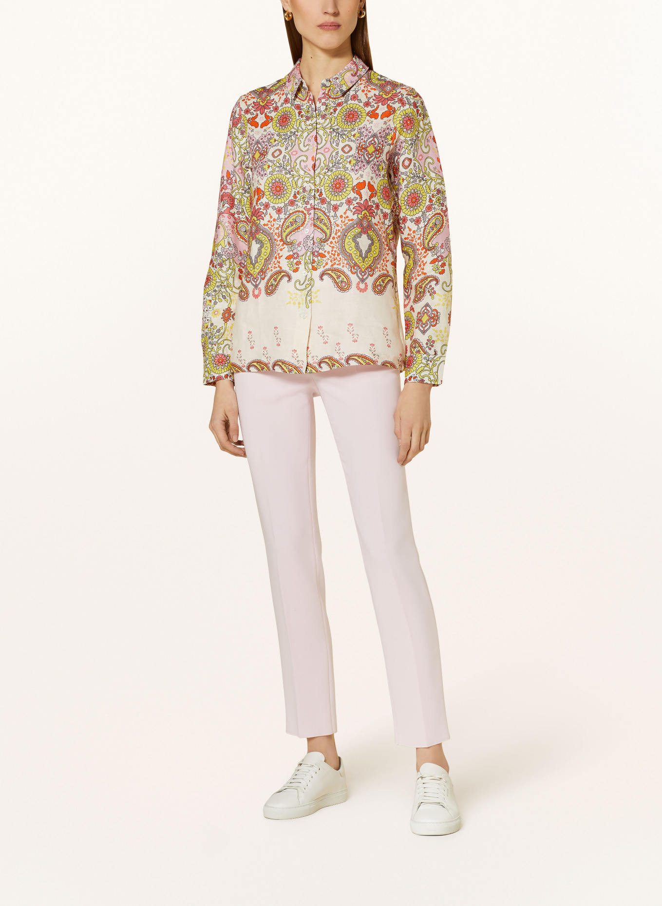 lilienfels Shirt blouse, Color: CREAM/ PINK/ YELLOW (Image 2)