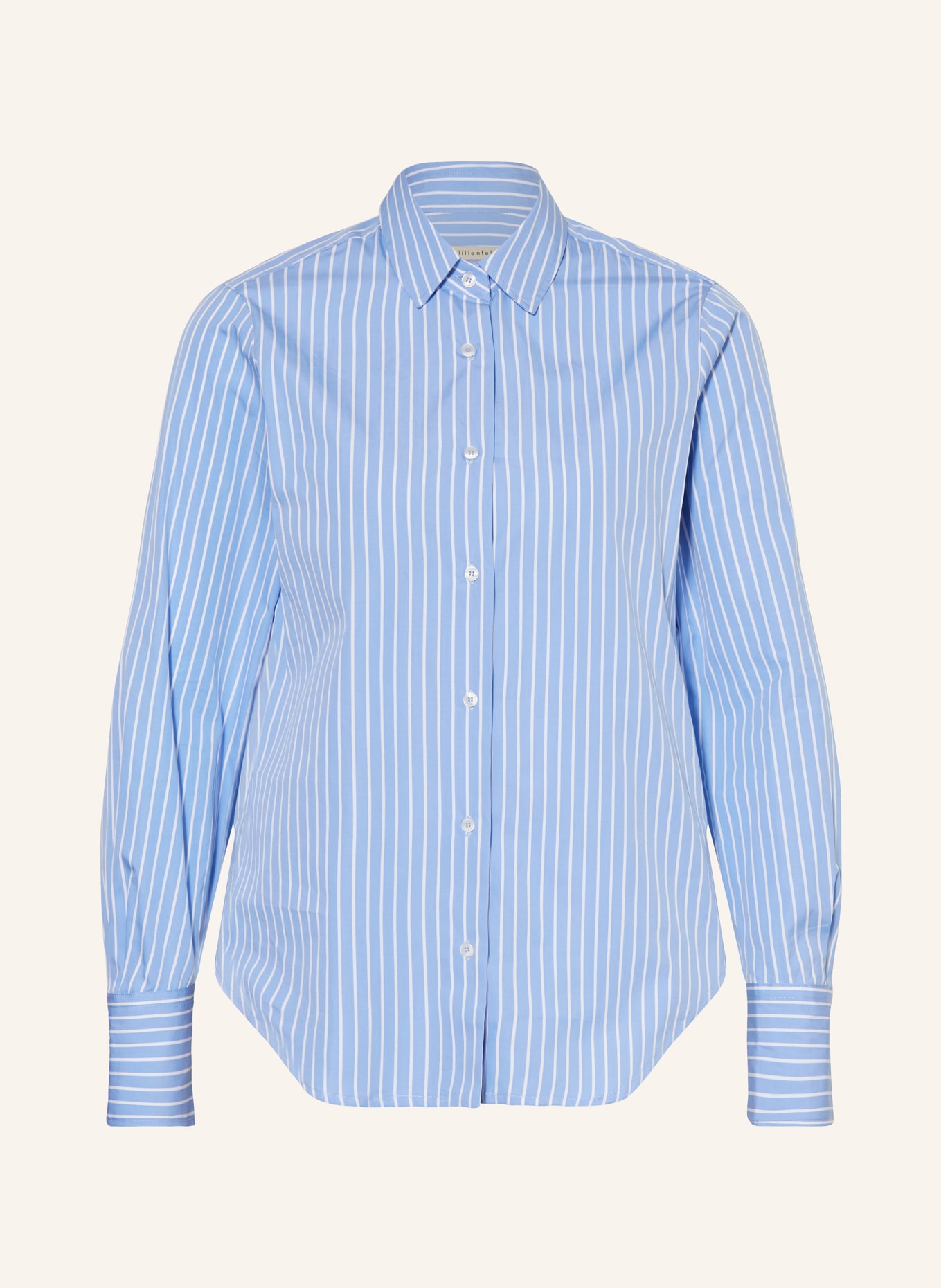 lilienfels Shirt blouse, Color: LIGHT BLUE/ WHITE (Image 1)