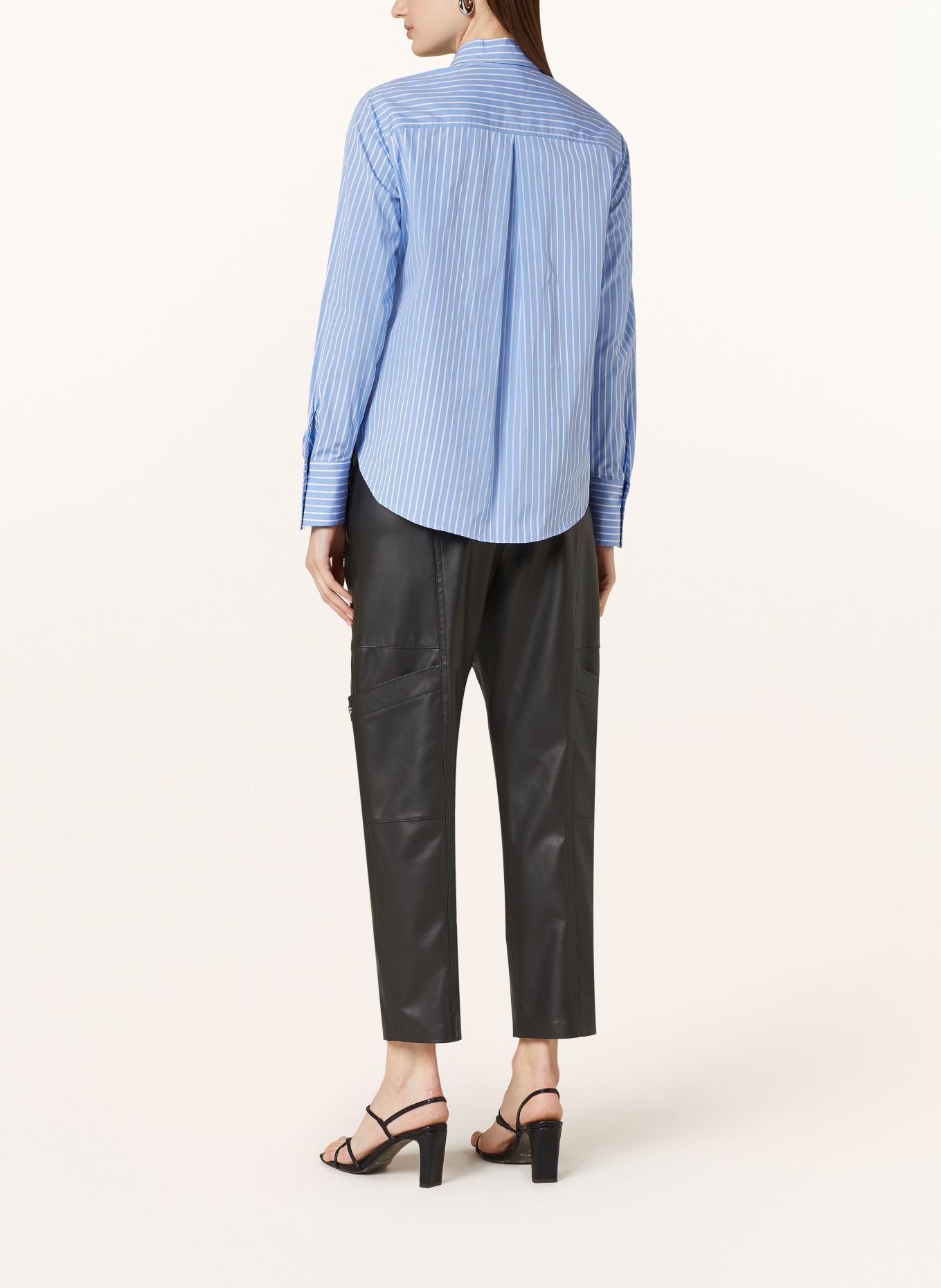 lilienfels Shirt blouse, Color: LIGHT BLUE/ WHITE (Image 3)