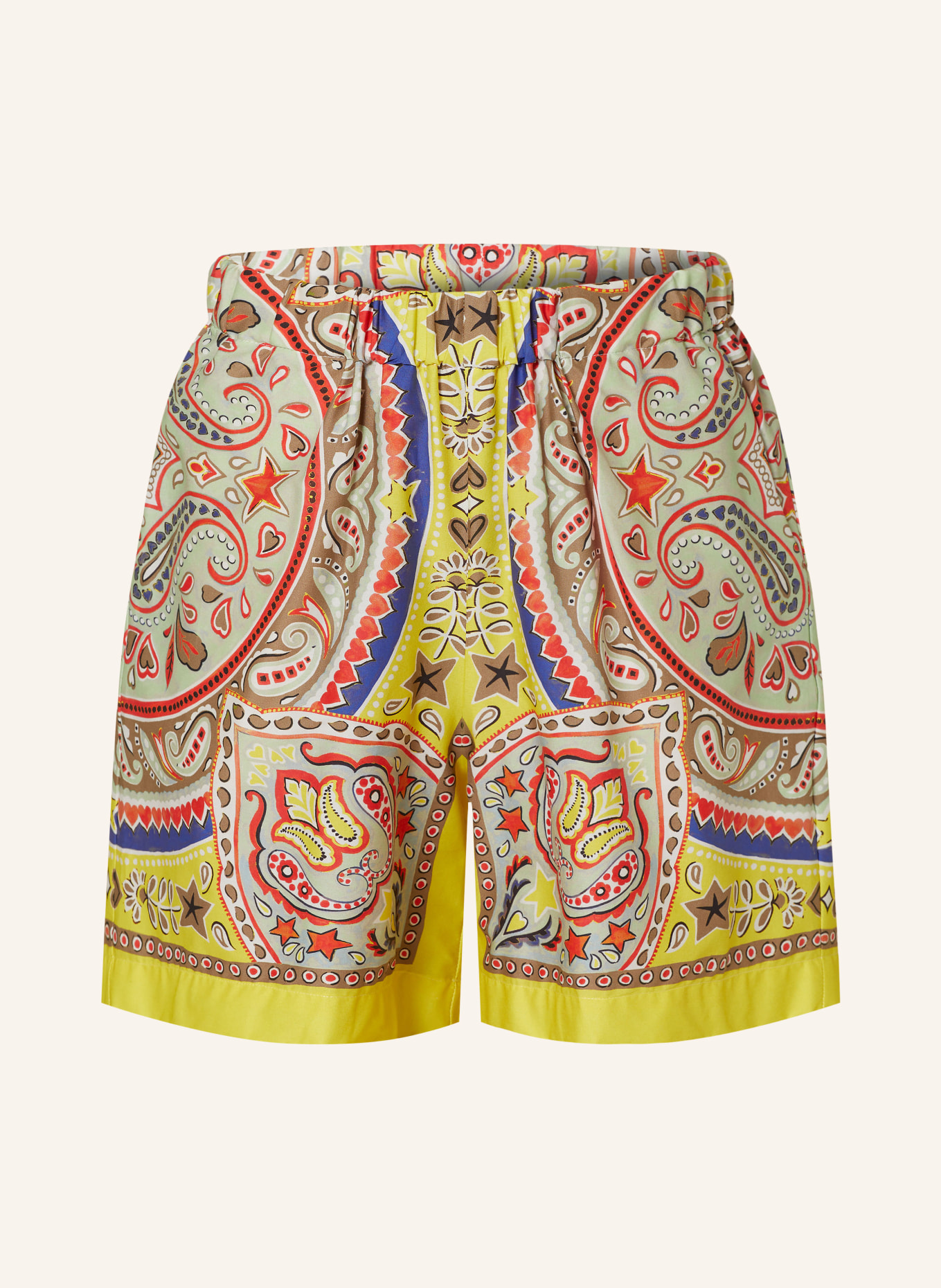 lilienfels Shorts, Color: NEON YELLOW/ BLUE/ RED (Image 1)