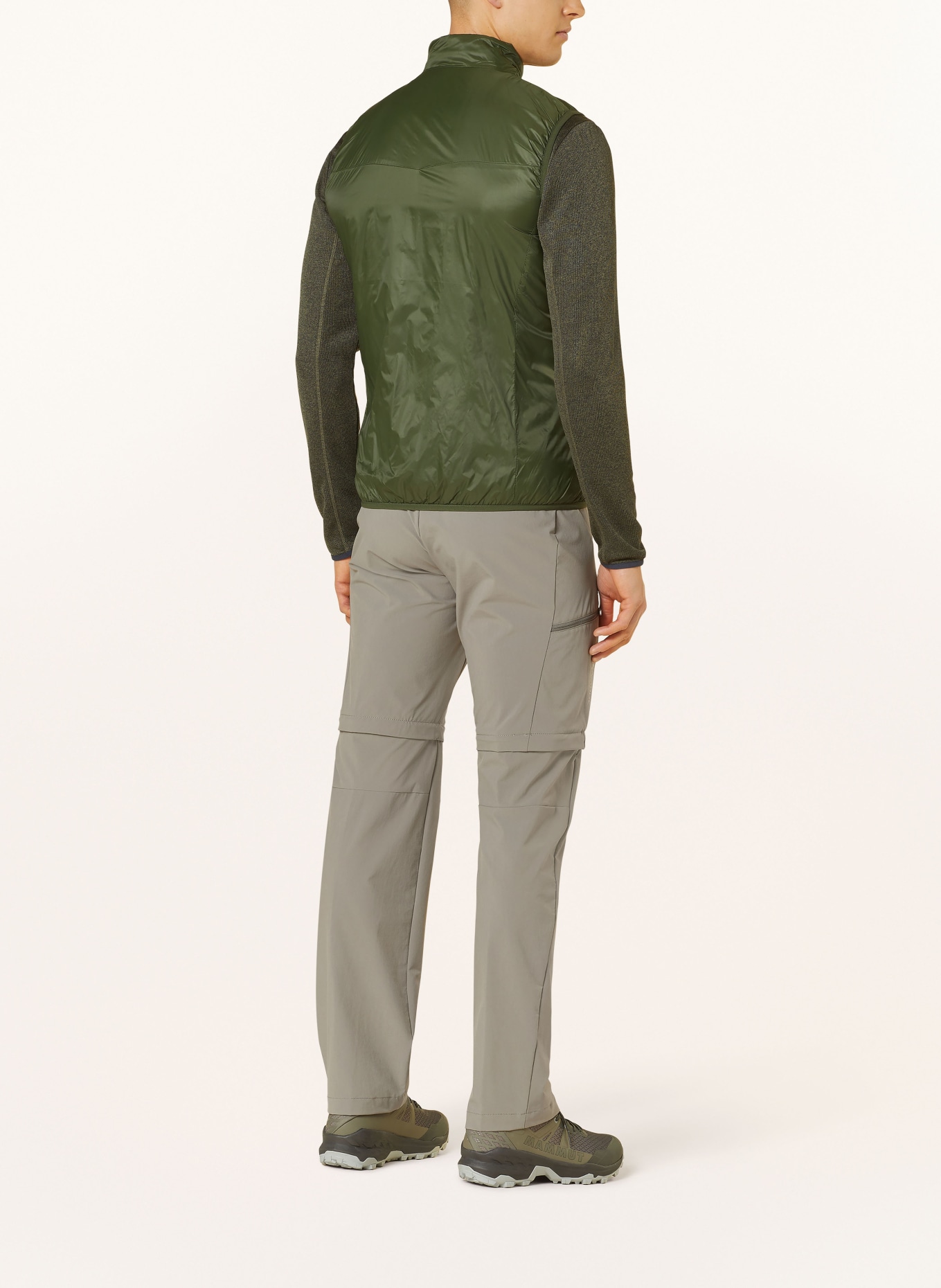 me°ru' Quilted vest NAKNEK reversible, Color: DARK GREEN (Image 3)