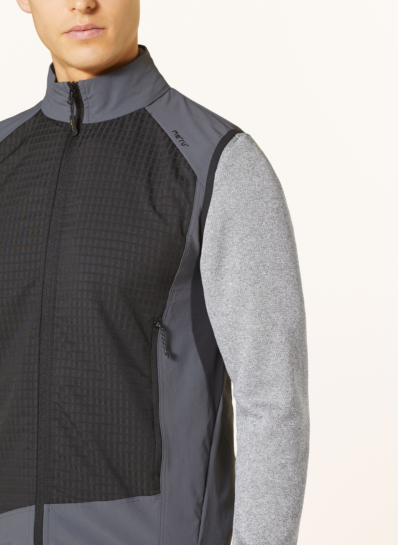 me°ru' Performance vest GEELONG, Color: DARK GRAY/ GRAY (Image 4)