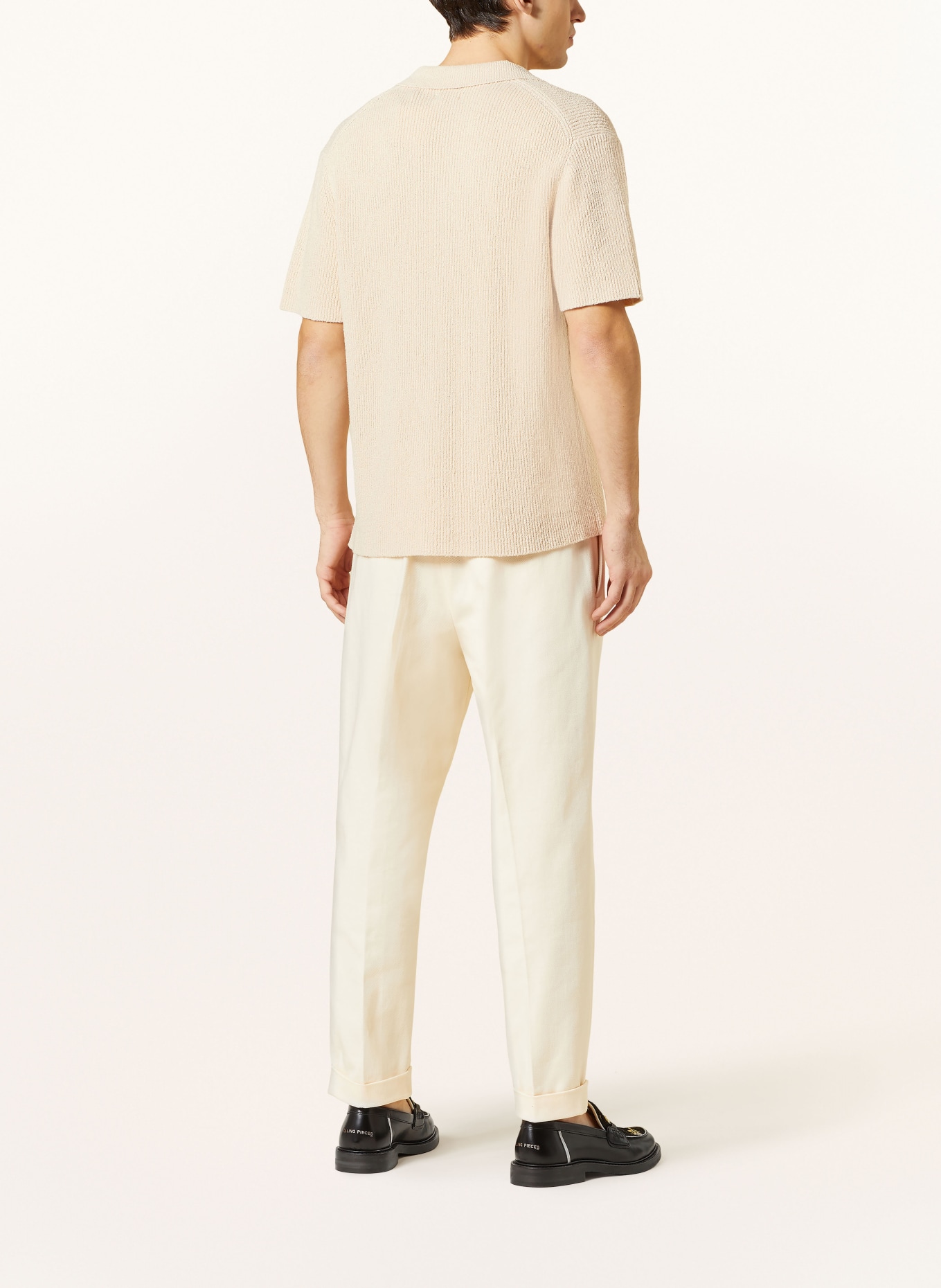 PAUL Knit resort shirt, Color: BEIGE (Image 3)