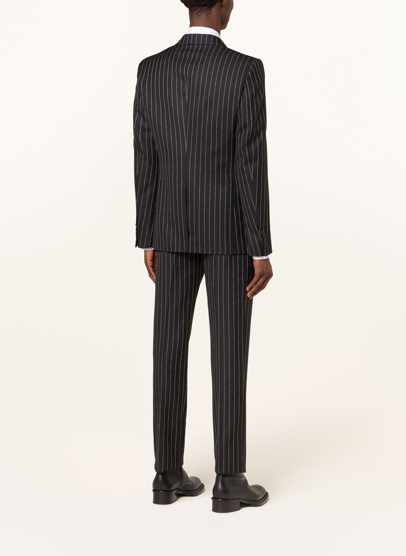 Alexander McQUEEN Suit jacket regular fit, Color: 1090 BLACK WHITE (Image 3)