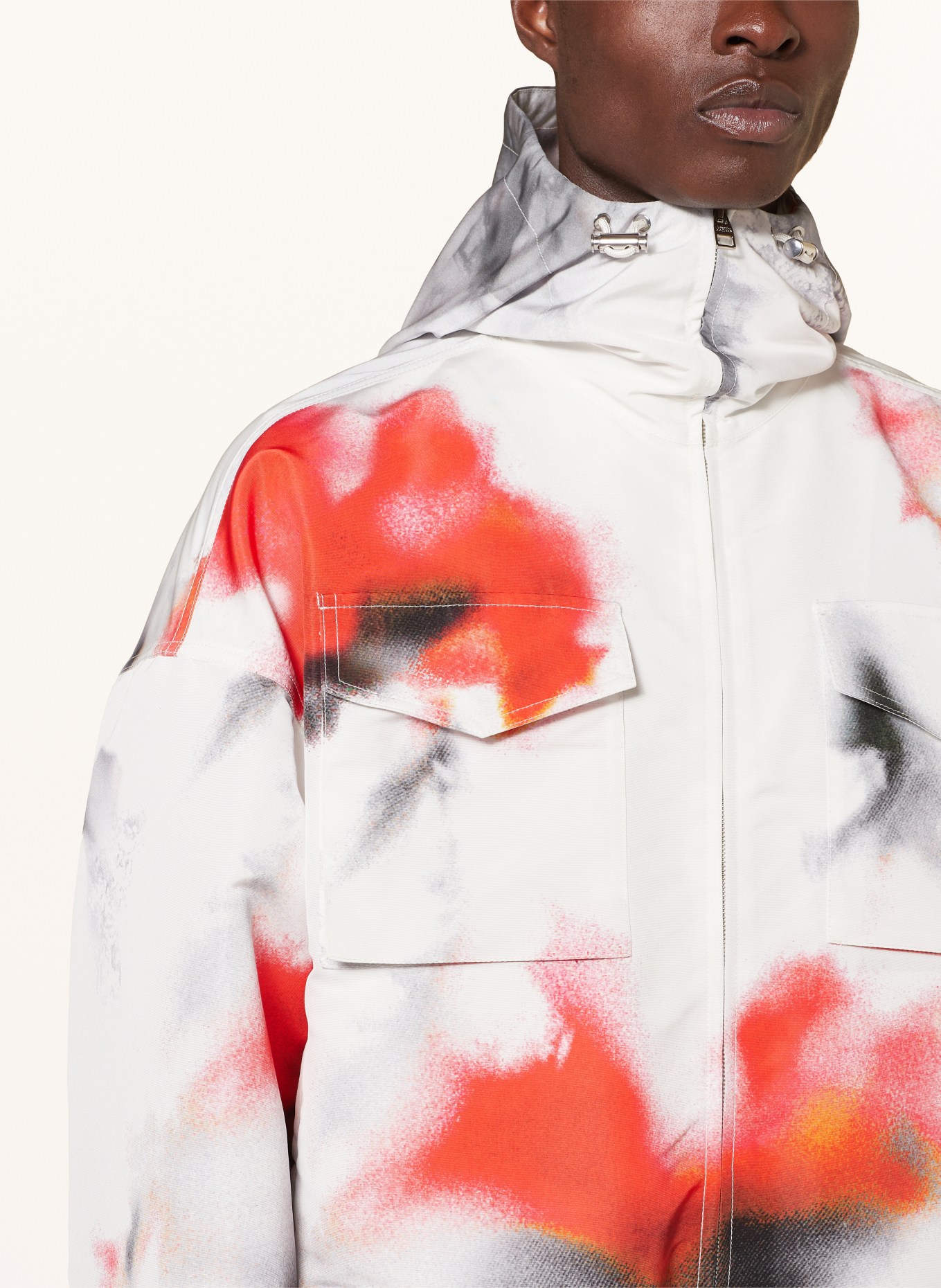 Alexander McQUEEN Jacket, Color: WHITE/ ORANGE/ BLACK (Image 5)