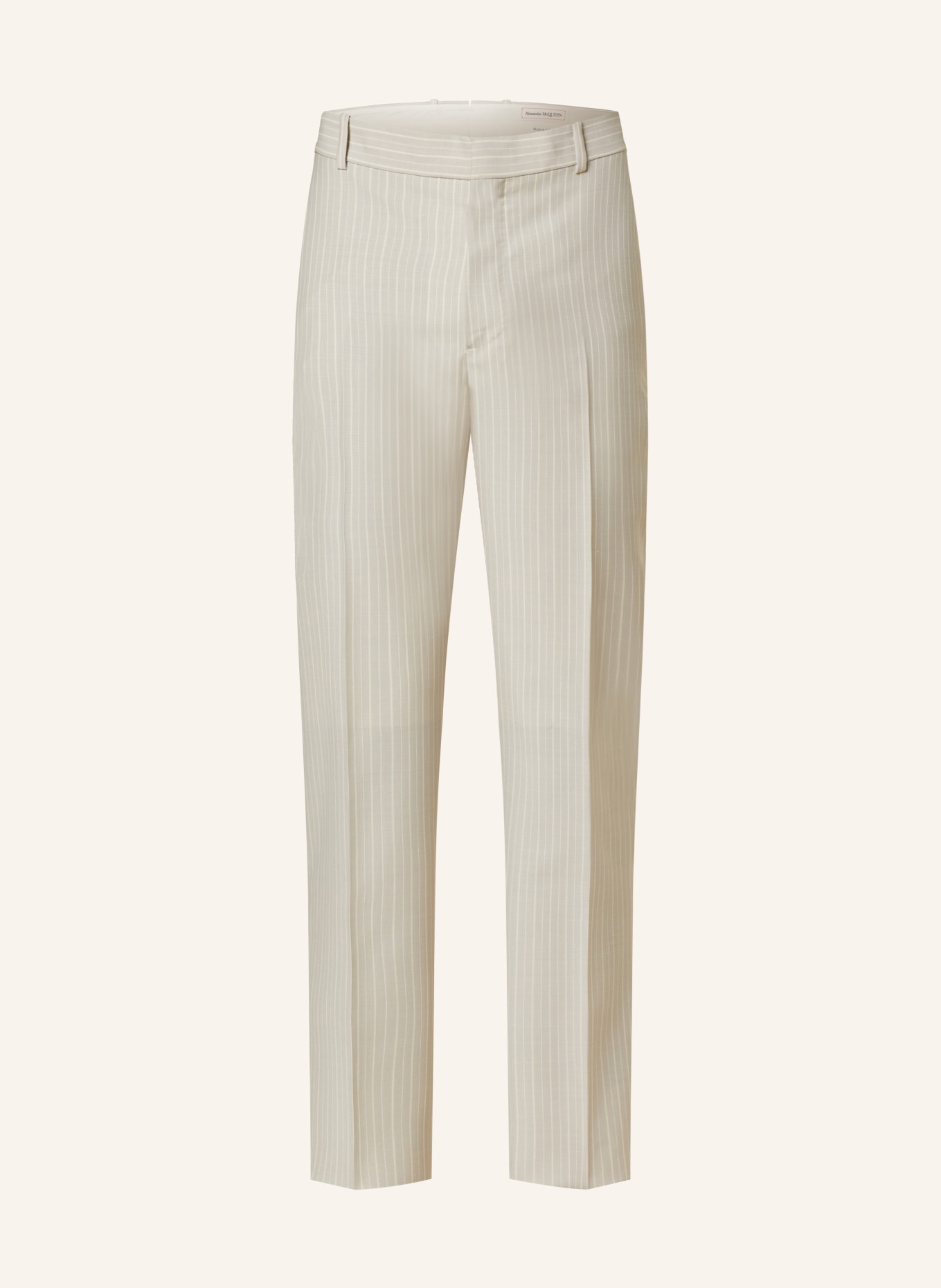 Alexander McQUEEN Spodnie garniturowe slim fit, Kolor: 1196 
ICE GREY (Obrazek 1)