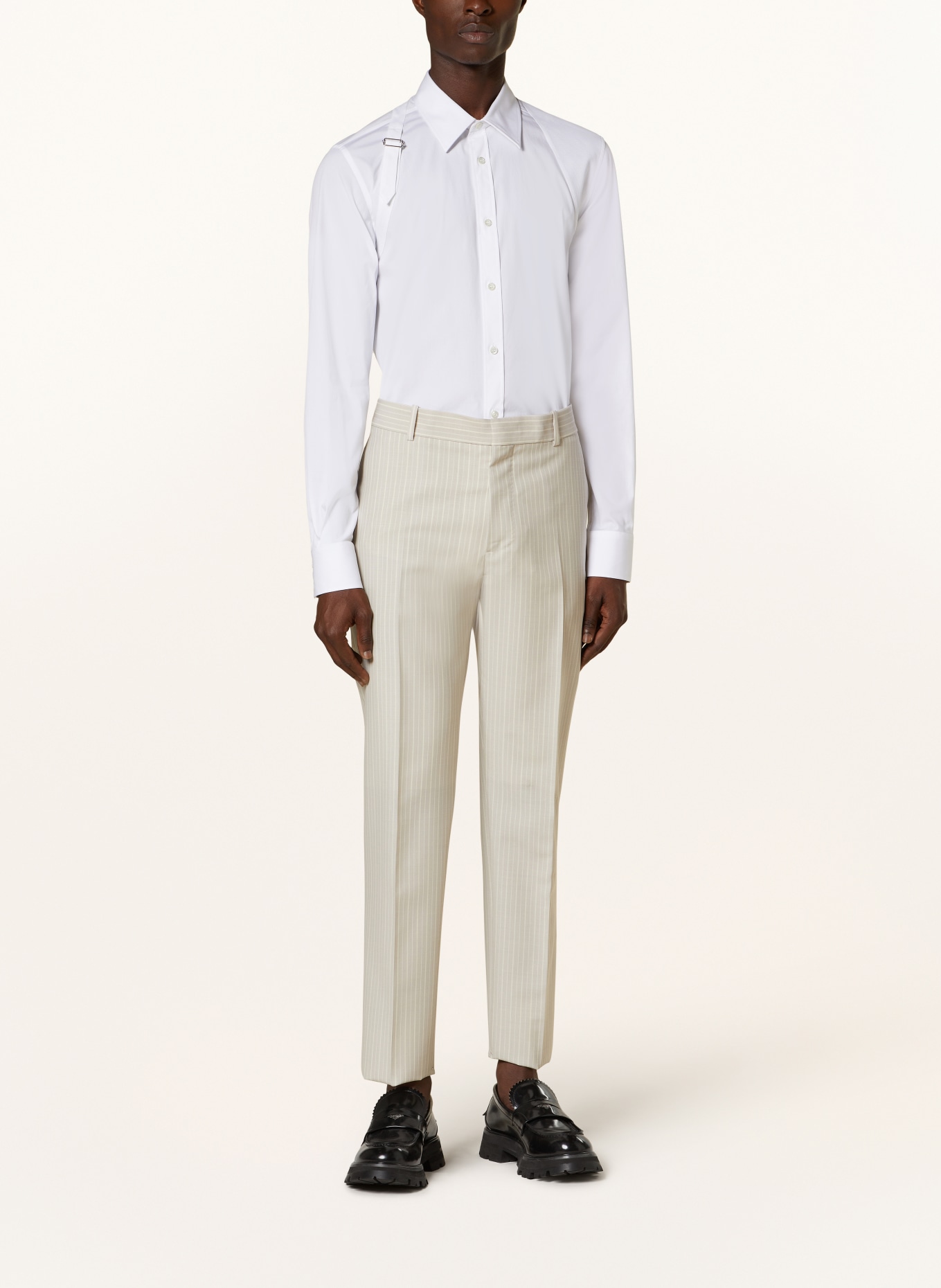 Alexander McQUEEN Suit trousers slim fit, Color: 1196 
ICE GREY (Image 3)