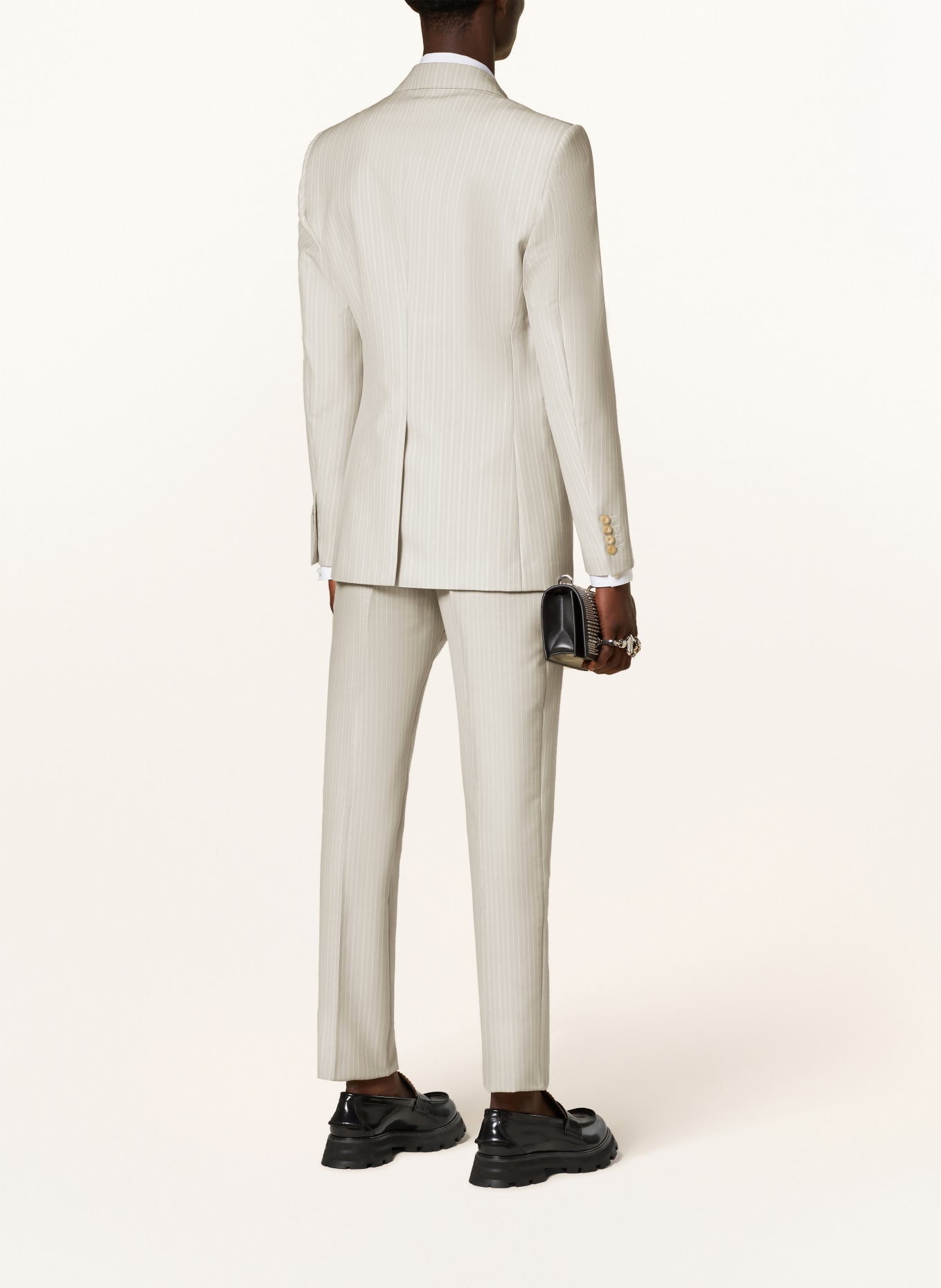 Alexander McQUEEN Suit jacket regular fit, Color: 1196 ICE GREY (Image 3)