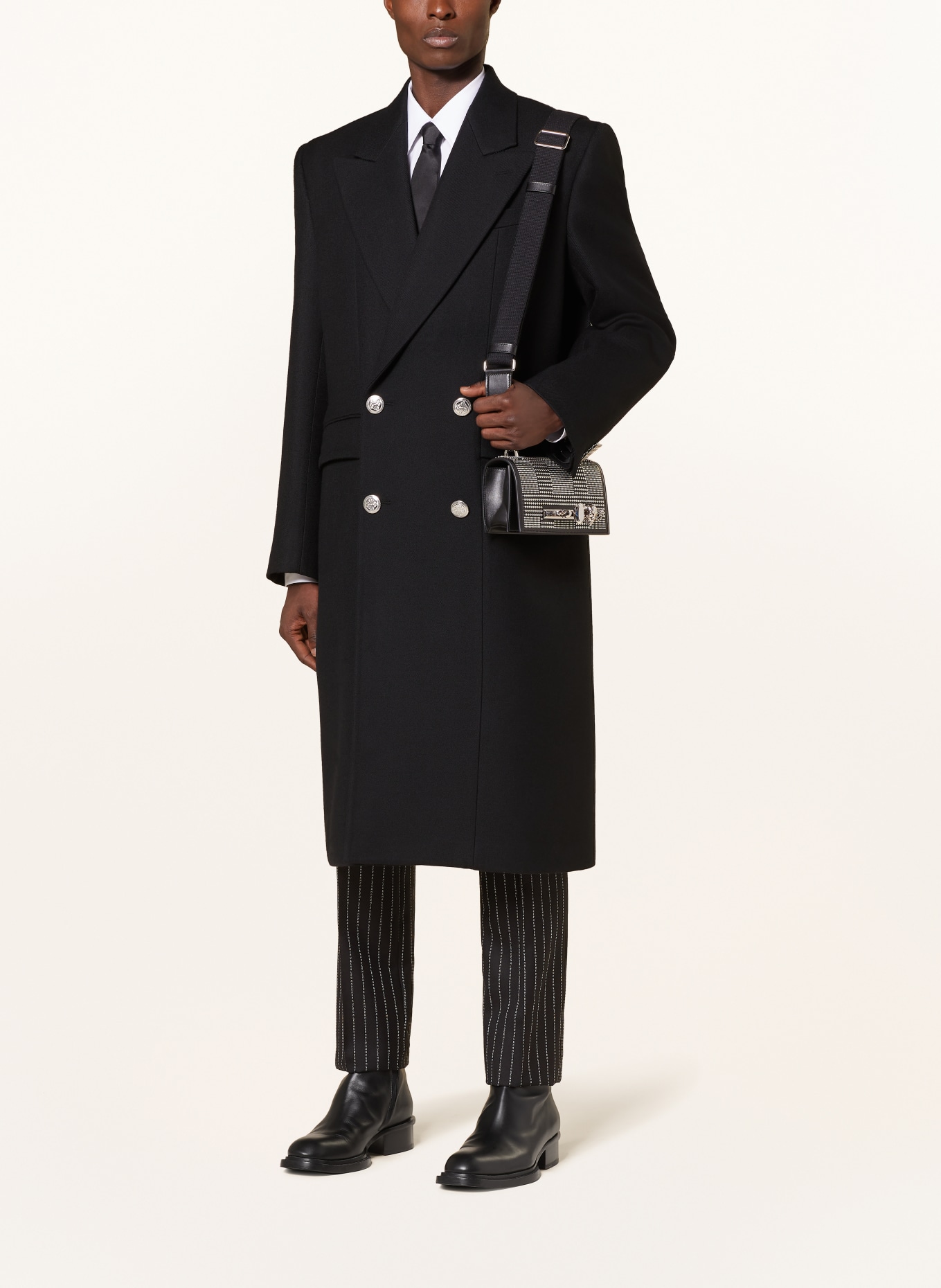 Alexander McQUEEN Wool coat, Color: BLACK (Image 2)