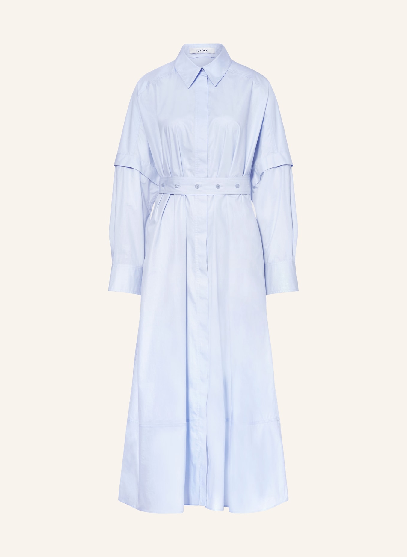 IVY OAK Shirt dress NORENA with detachable sleeves, Color: LIGHT BLUE (Image 1)