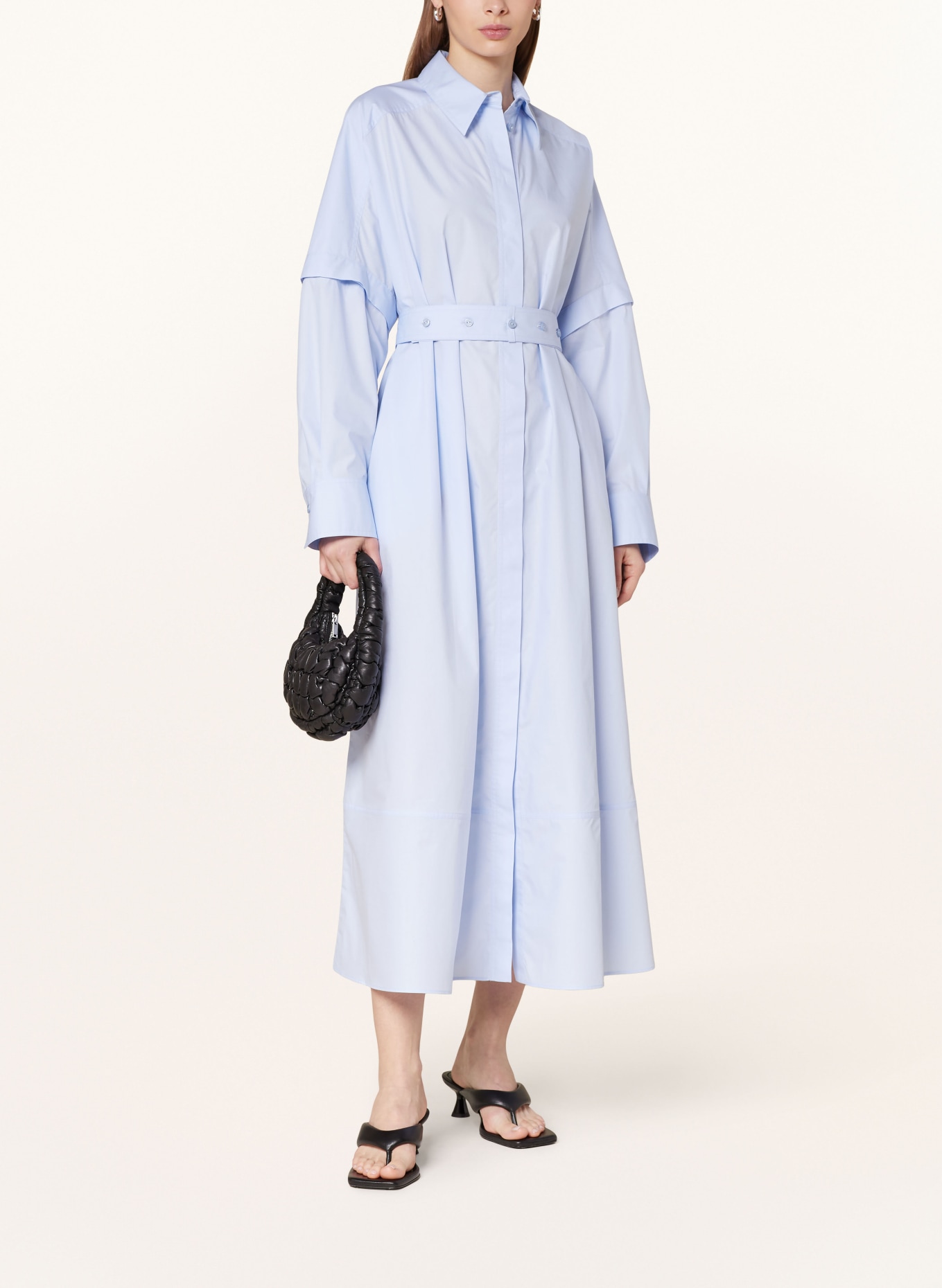 IVY OAK Shirt dress NORENA with detachable sleeves, Color: LIGHT BLUE (Image 2)