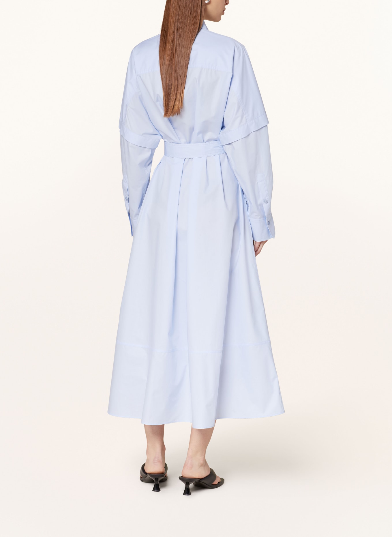 IVY OAK Shirt dress NORENA with detachable sleeves, Color: LIGHT BLUE (Image 3)