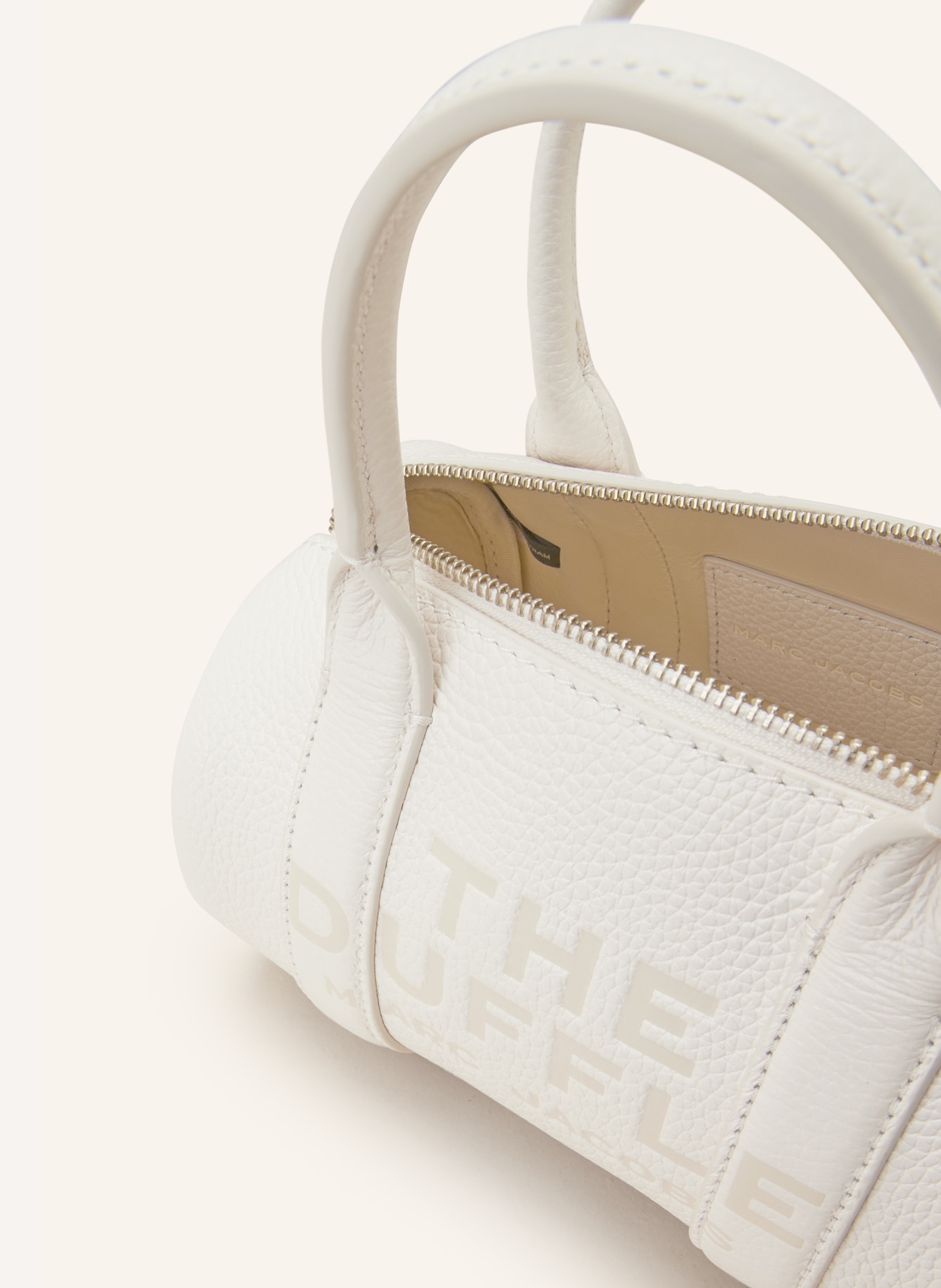 MARC JACOBS Crossbody bag THE MINI DUFFLE, Color: WHITE (Image 3)