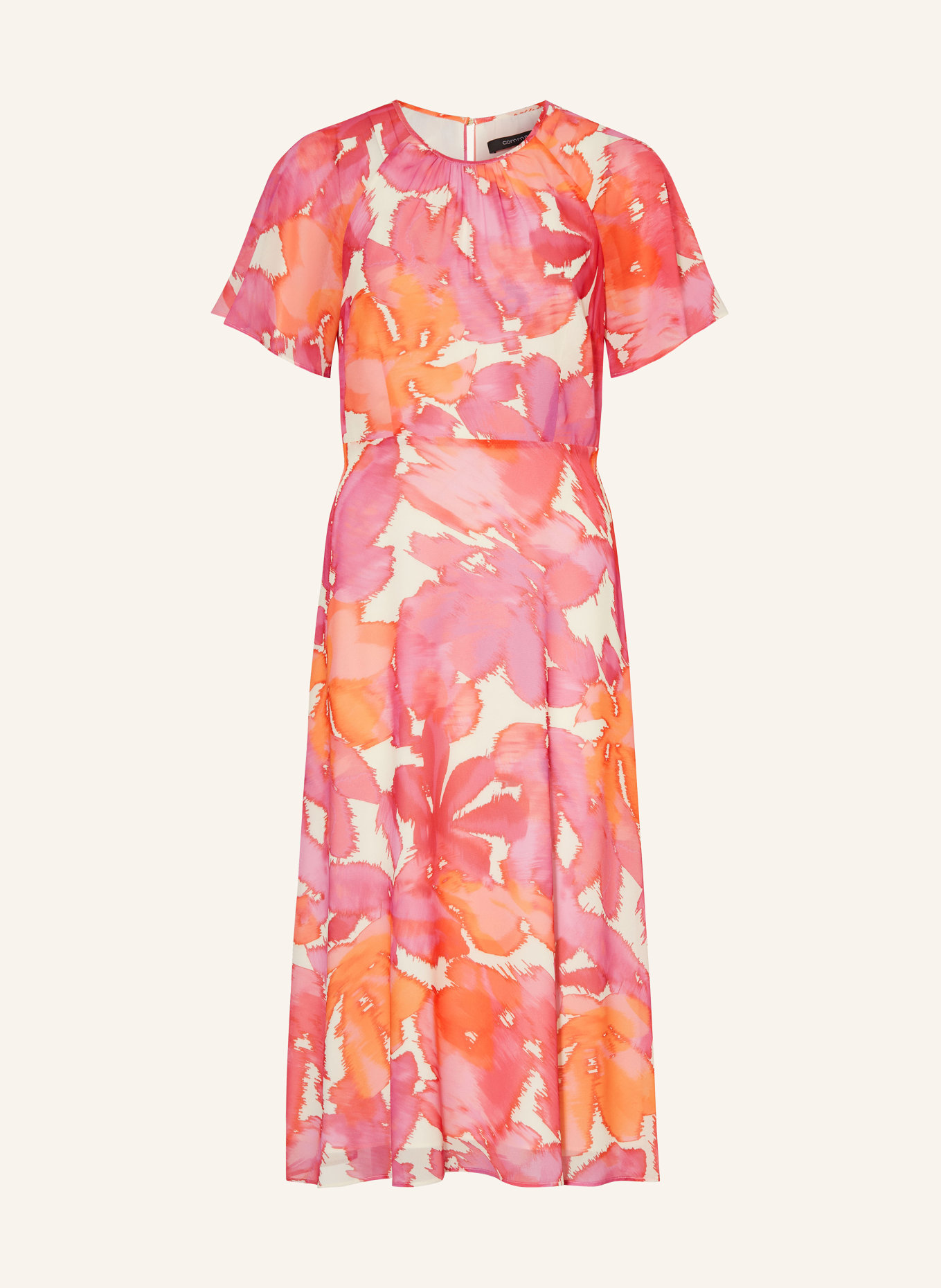 comma Dress, Color: PURPLE/ PINK/ ORANGE (Image 1)