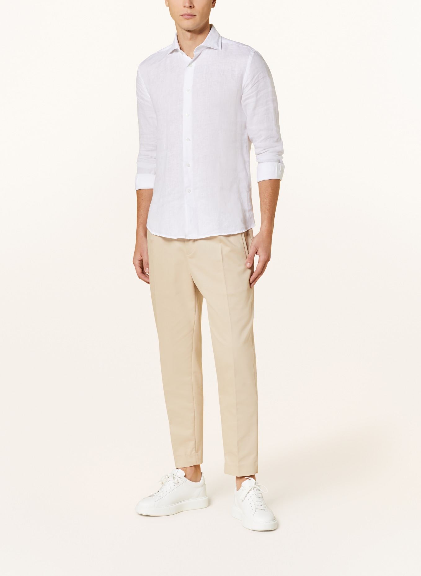 REISS Linen shirt RUBAN slim fit, Color: WHITE (Image 2)