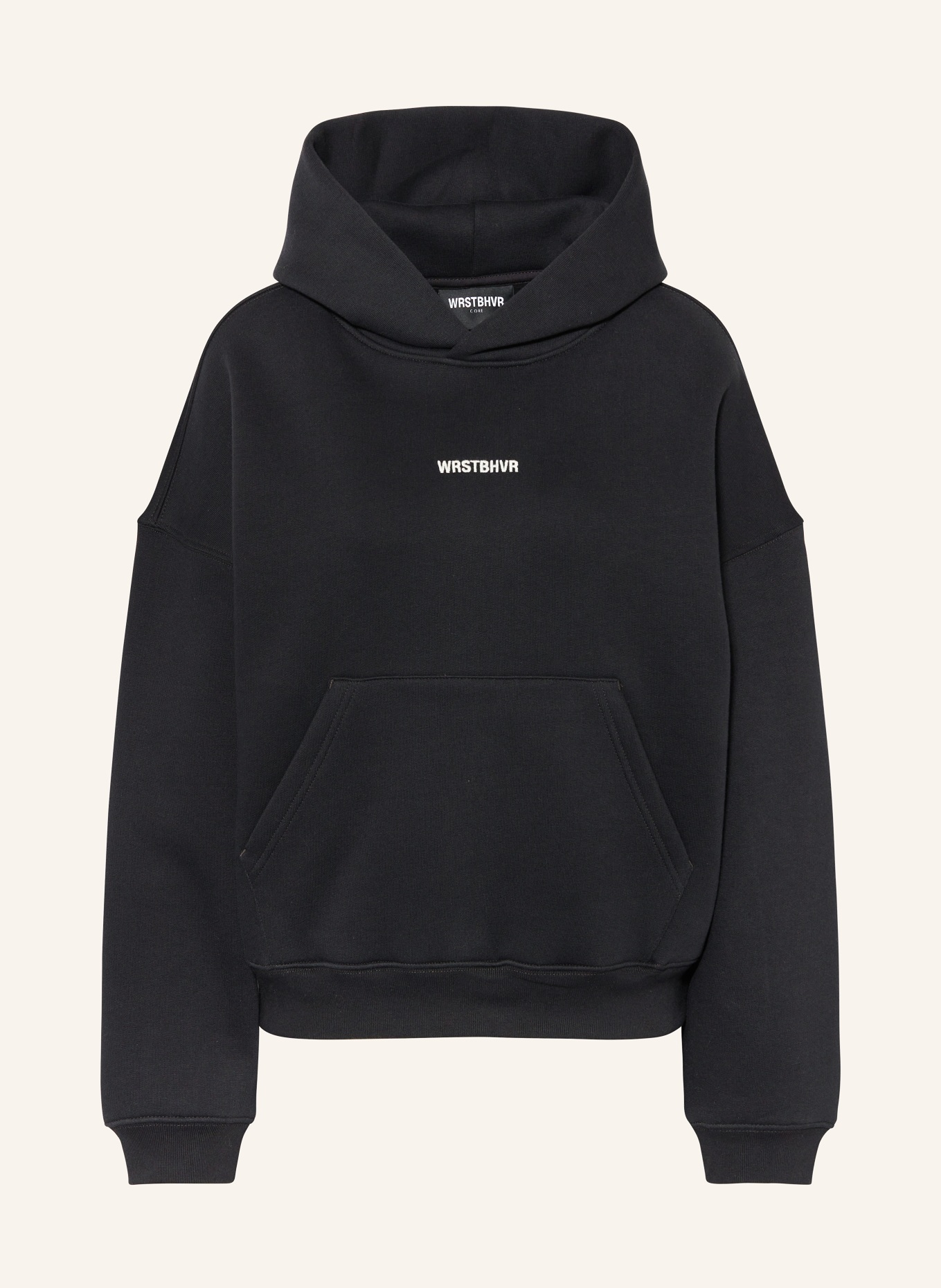 WRSTBHVR Oversized hoodie DARA, Color: BLACK (Image 1)