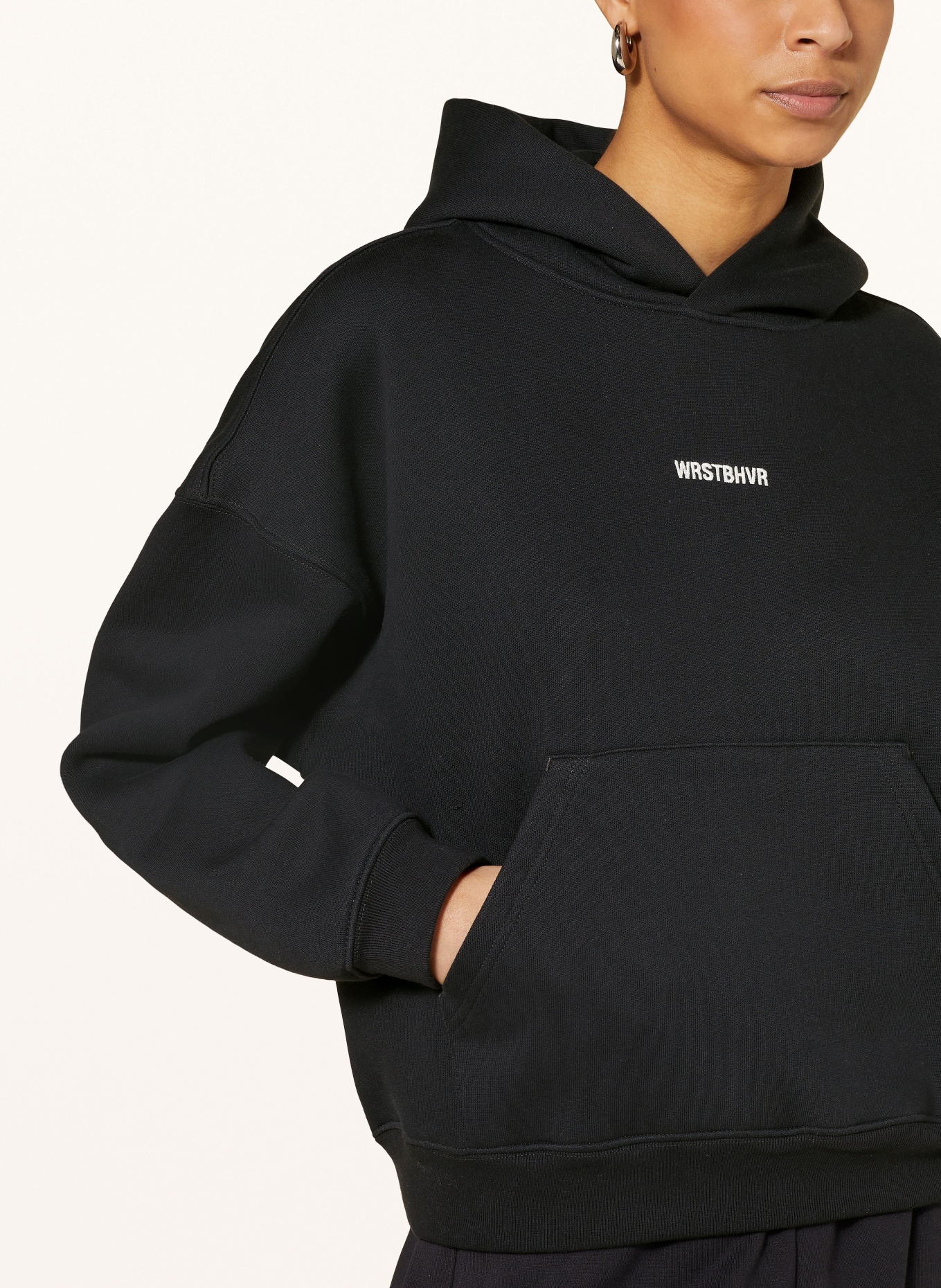 WRSTBHVR Oversized hoodie DARA, Color: BLACK (Image 5)