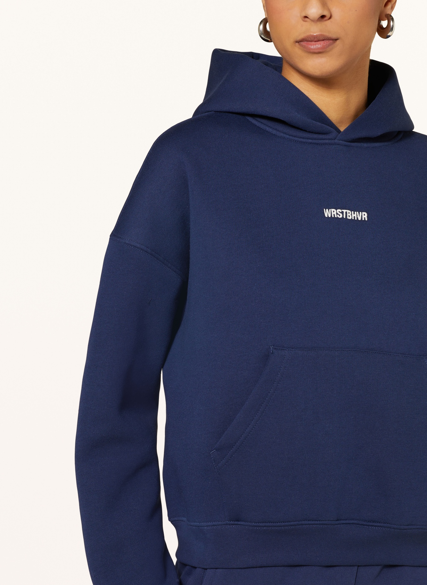 WRSTBHVR Oversized hoodie DARA, Color: DARK BLUE (Image 5)