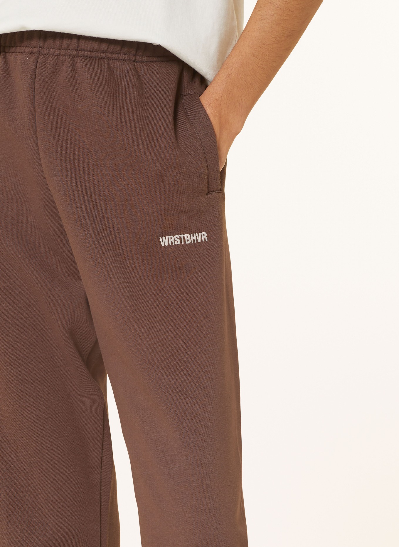 WRSTBHVR Sweatpants HERA, Color: DARK BROWN (Image 5)