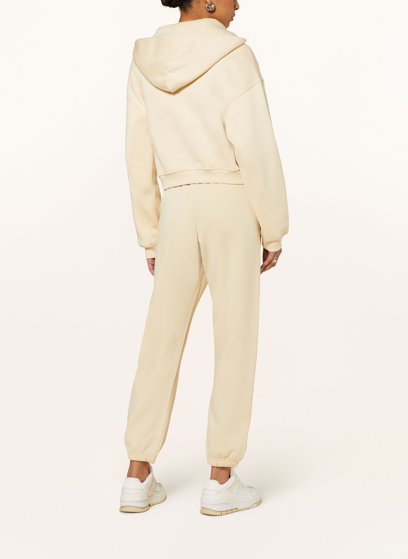 WRSTBHVR Cropped sweat jacket ERICA, Color: LIGHT YELLOW (Image 3)
