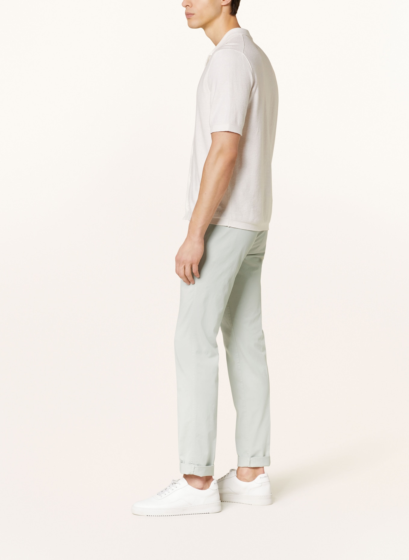 MASON'S Chino kalhoty Slim Fit, Barva: SVĚTLE ZELENÁ (Obrázek 4)