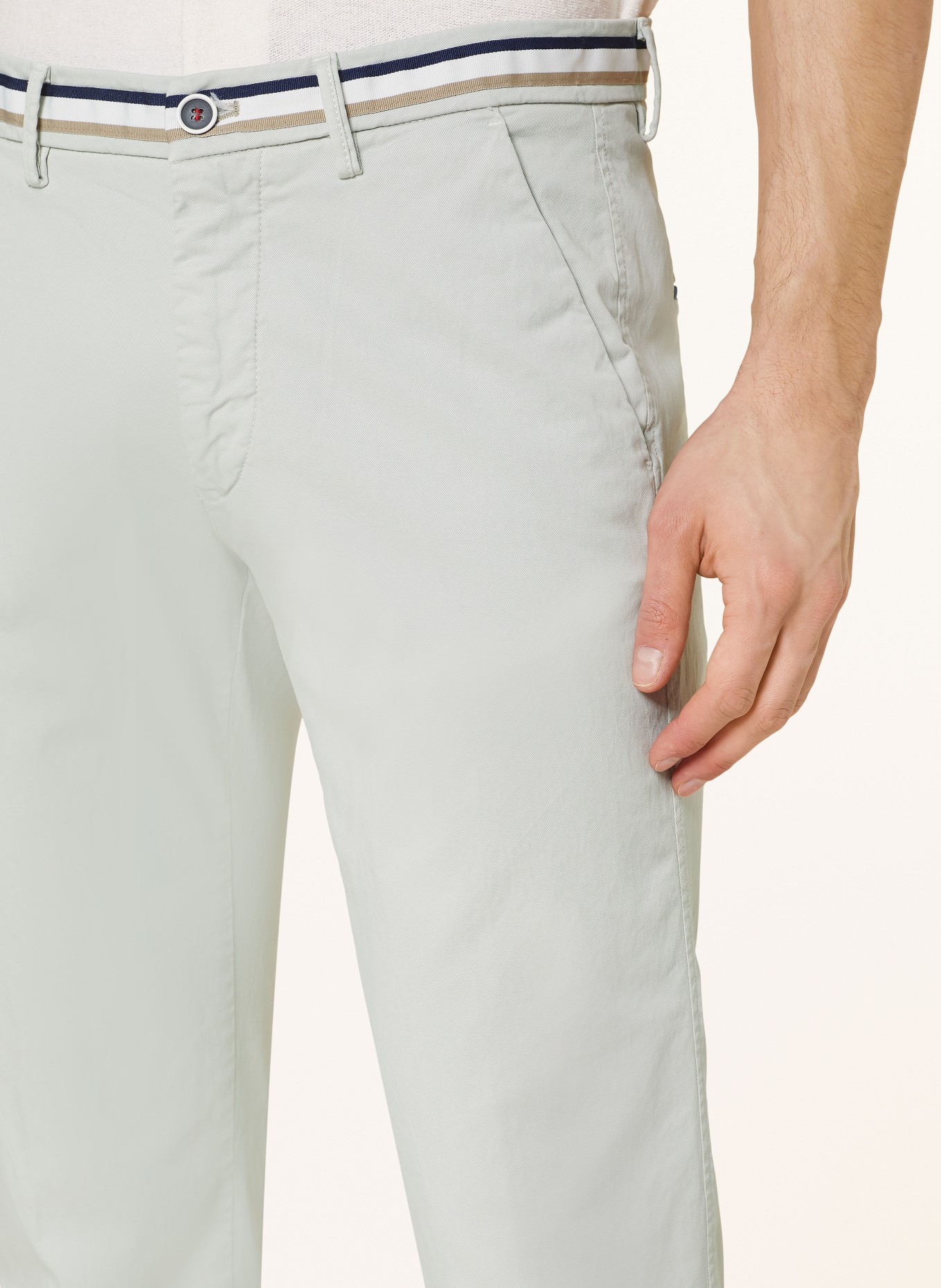 MASON'S Chino Slim Fit, Farbe: HELLGRÜN (Bild 5)
