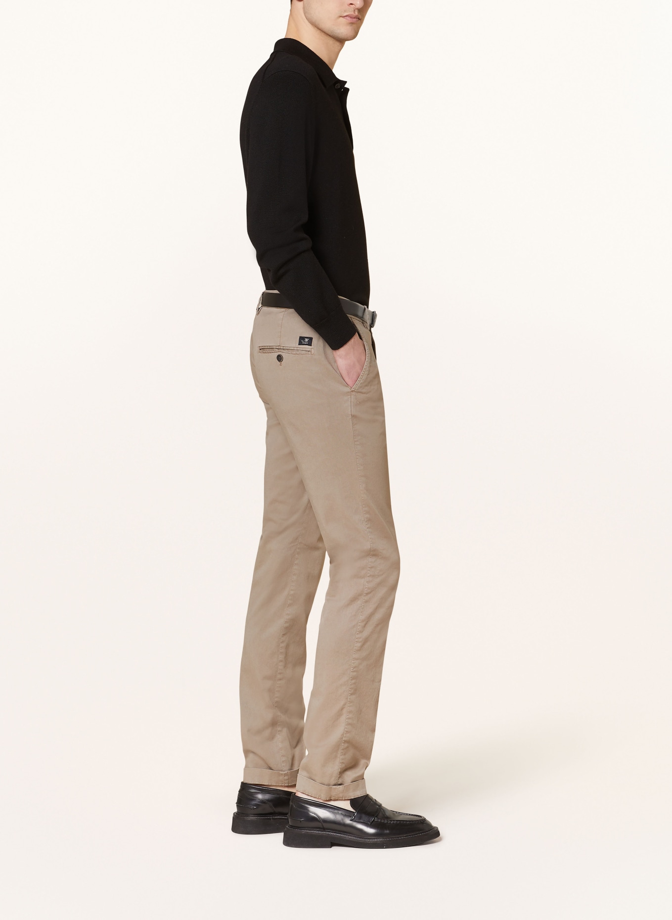 MASON'S Chino GENOVA Regular Fit, Farbe: GRAU (Bild 4)