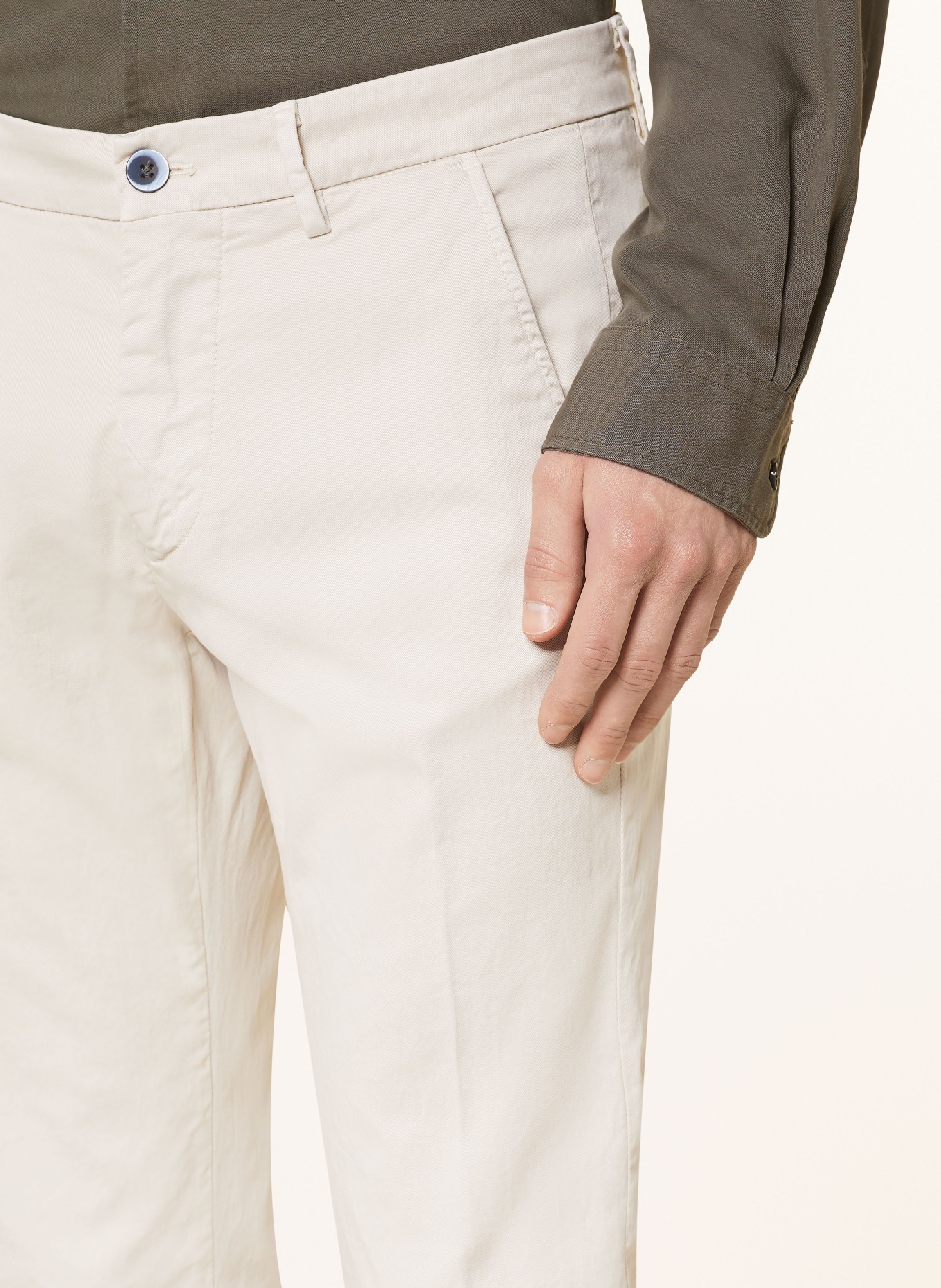 MASON'S Chino kalhoty TORINO Slim Fit, Barva: KRÉMOVÁ (Obrázek 5)
