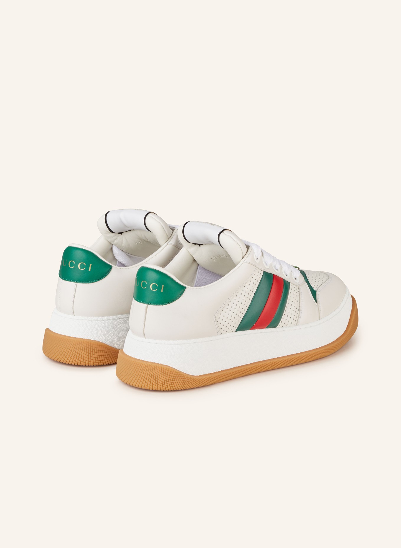 GUCCI Sneakersy SCREENER, Kolor: 9063 WHITE (Obrazek 2)