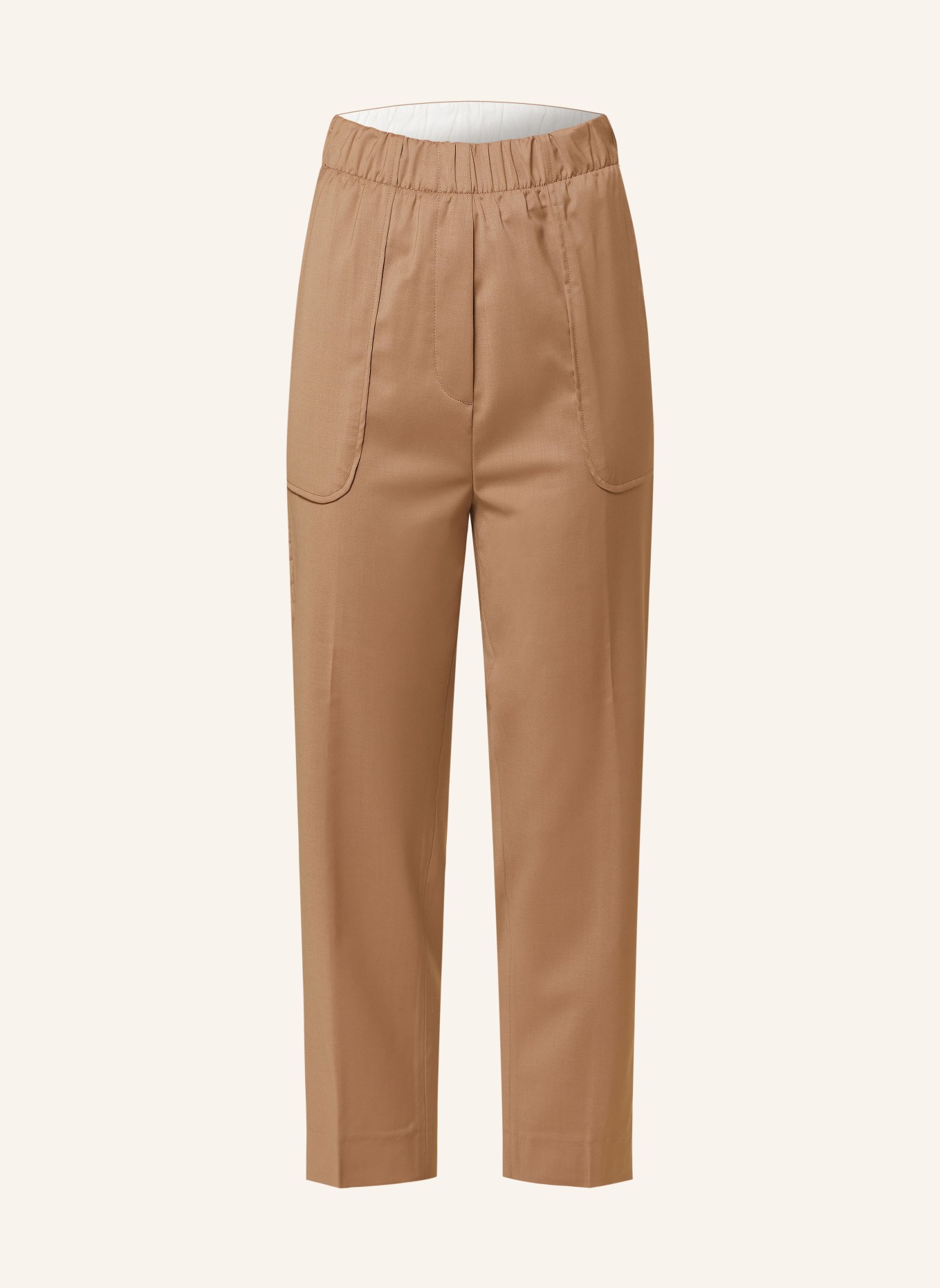 nine:inthe:morning 7/8 trousers BLAKE, Color: BROWN (Image 1)