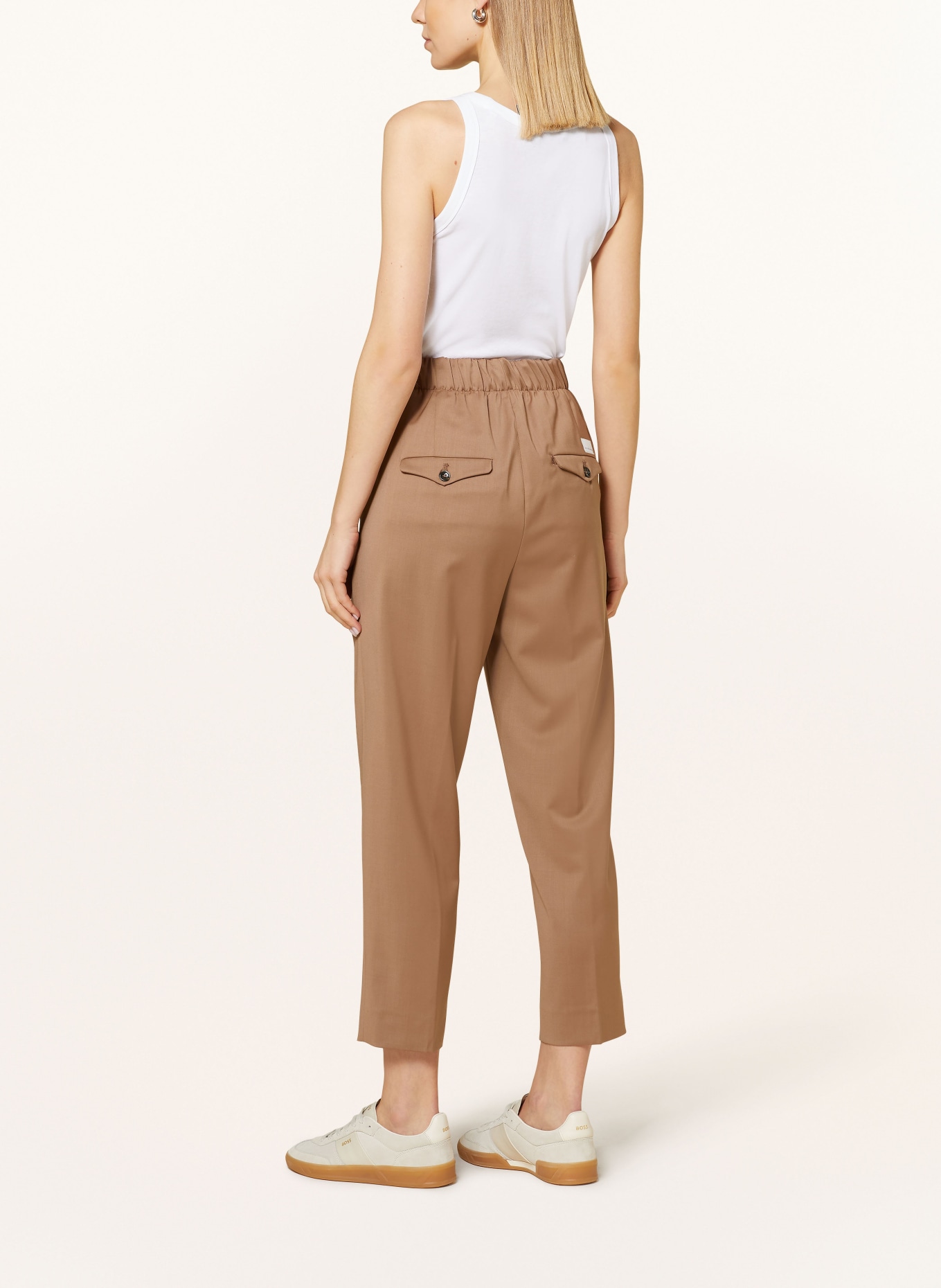 nine:inthe:morning 7/8 trousers BLAKE, Color: BROWN (Image 3)