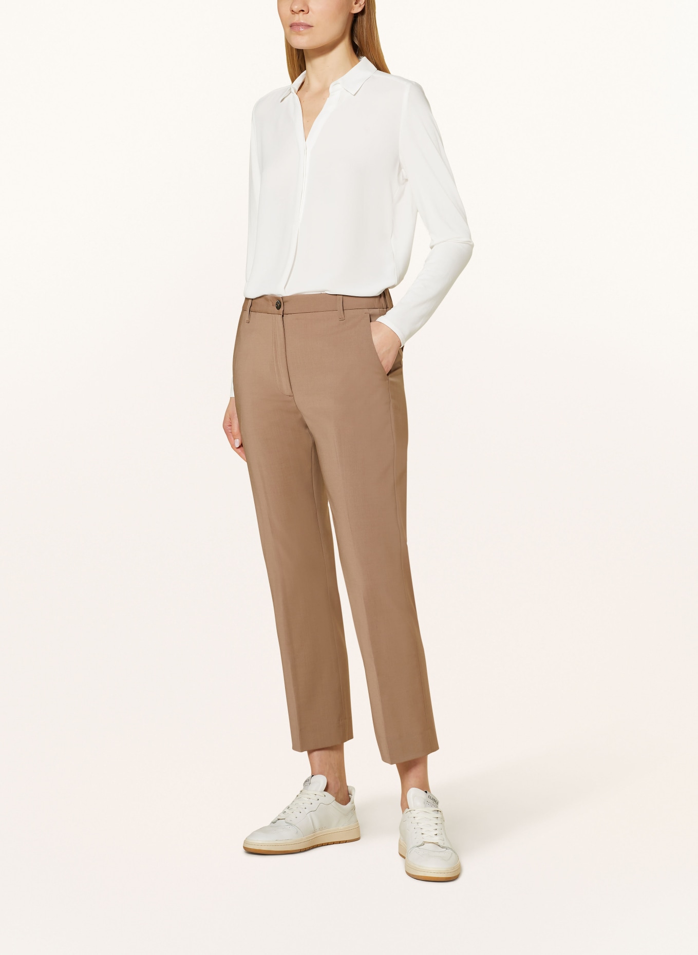 nine:inthe:morning 7/8 trousers MAGDA, Color: BROWN (Image 2)